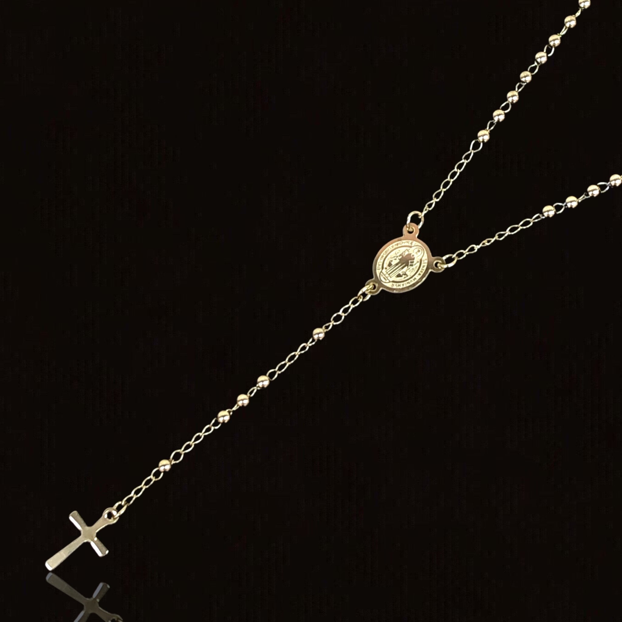 Oro Laminado Gold Filled Rosary- Kuania Jewelry