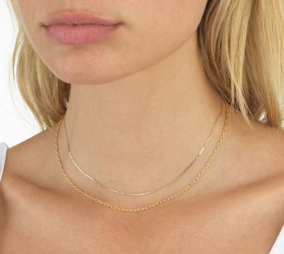 18K Gold Filled 1.7mm Italia Forzatina Chain (Pack of 12)