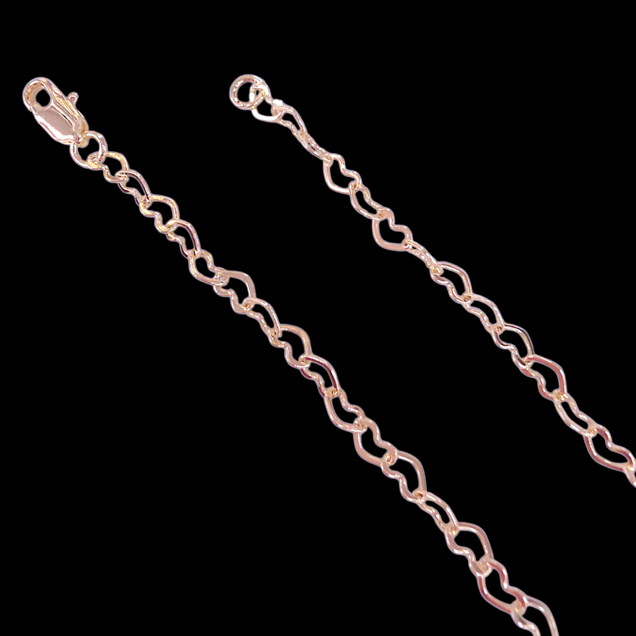 18K Gold Filled 3.5mm Eternal Valentine Heart Chain (Pack of 12)
