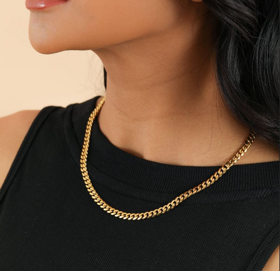 18K Gold Filled 5.5mm Miami Cuban Chain (Pack of 6)