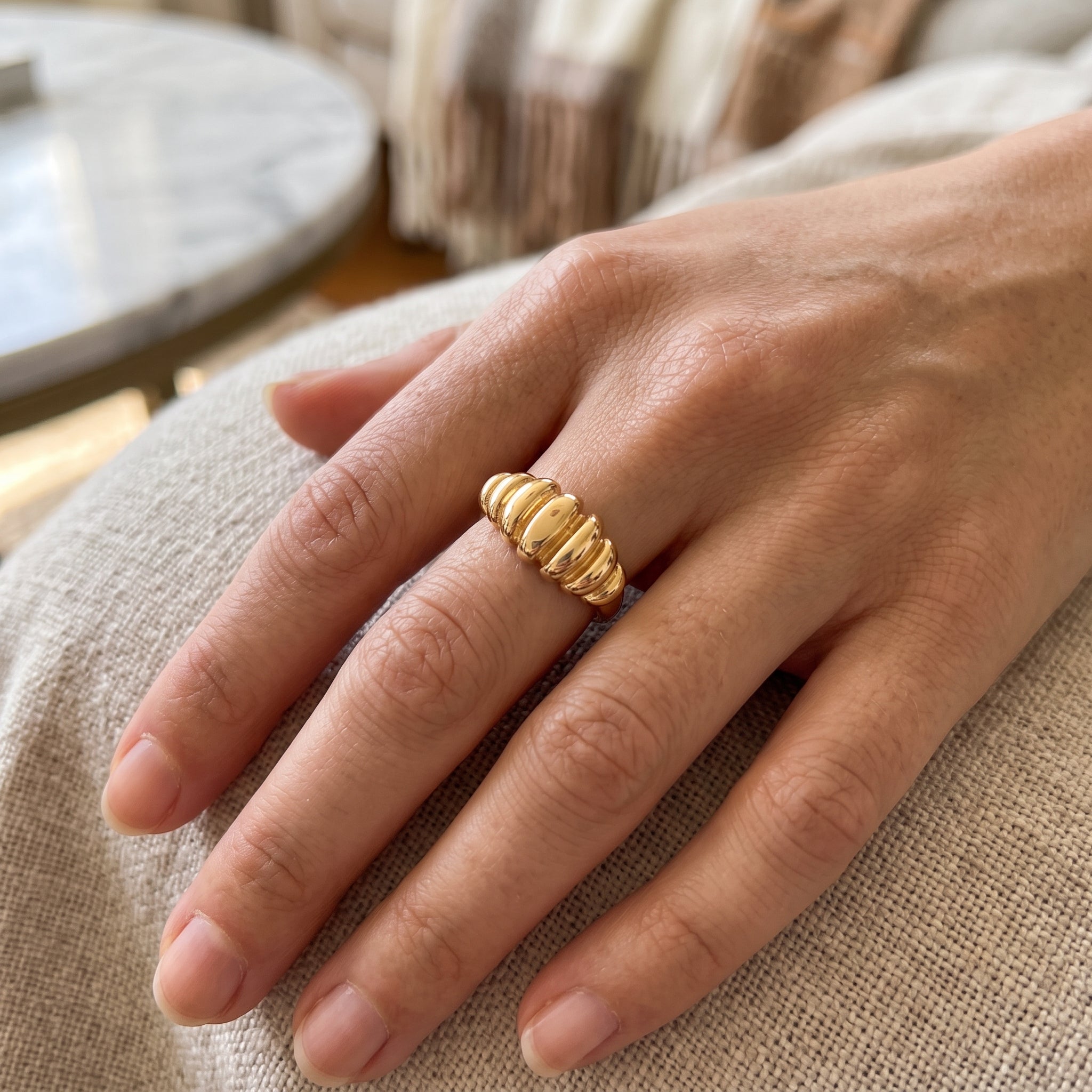 316L Stainless Steel Cloud of Artesia Ring