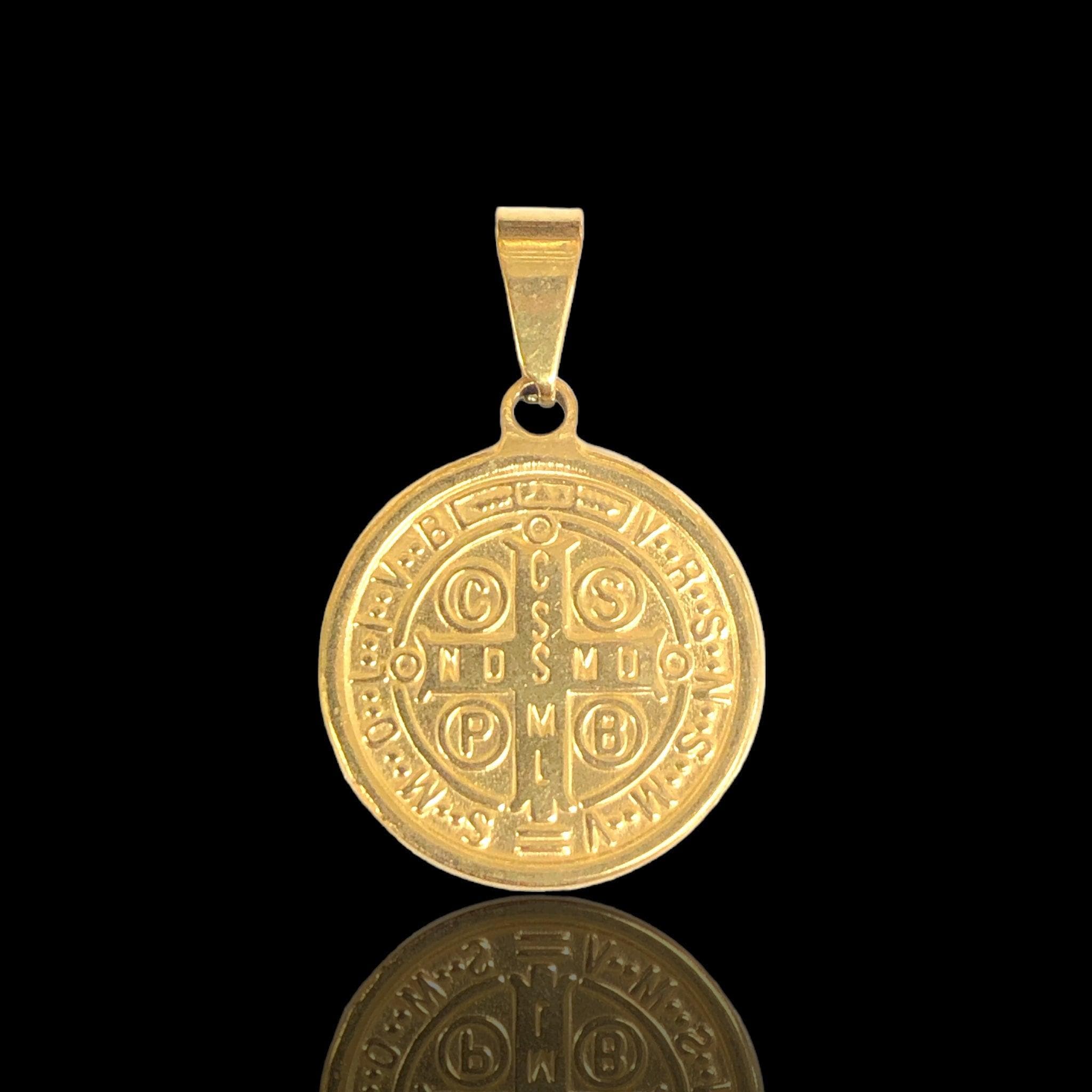 316L Stainless Steel Saint Benedict Protection Pendant