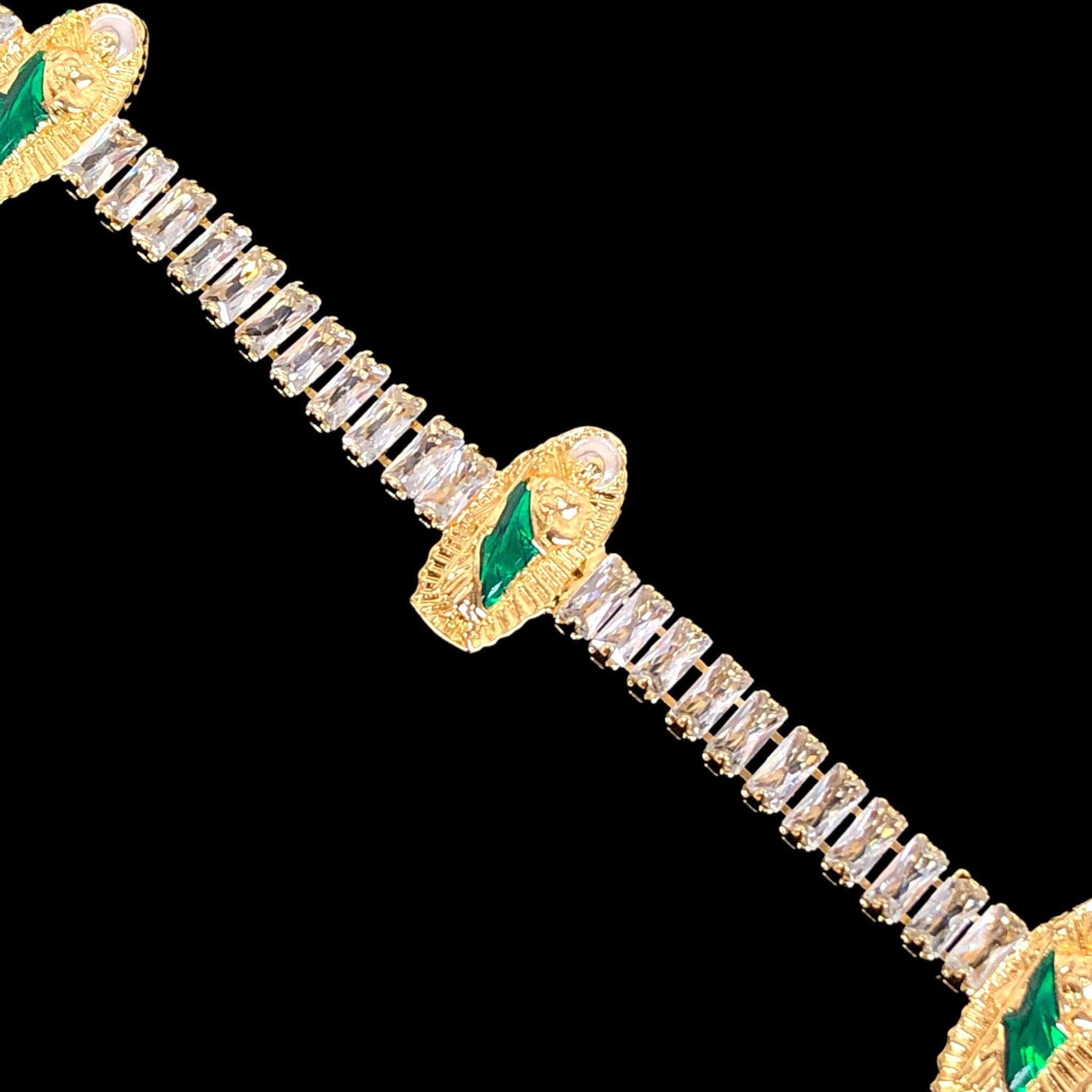 OLB 0249 -18K Gold Filled Oro Laminado BRACELET - KUANIA