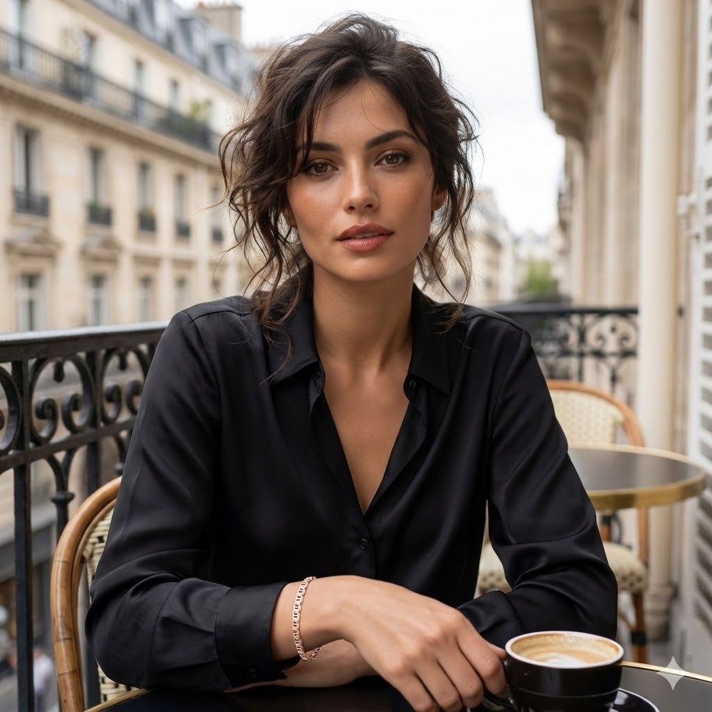 Gold Filled Oro Laminado Diamond Cut Mariner Bracelet (PACK OF 6)