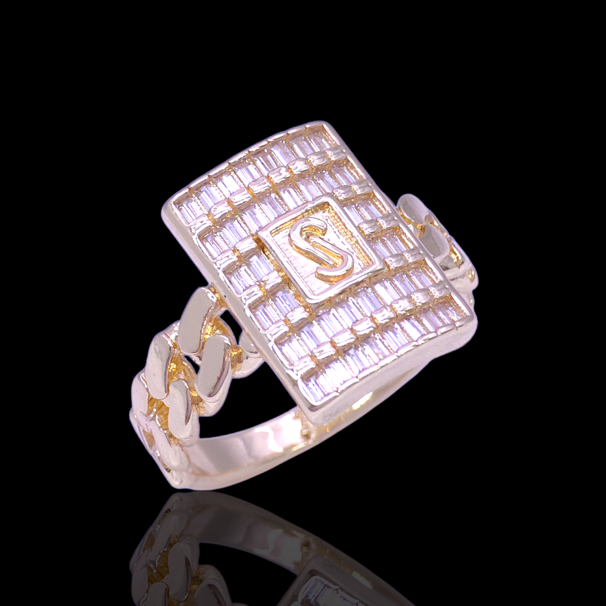 Gold Filled Oro Laminado Moroccan Princess Zirconia Ring