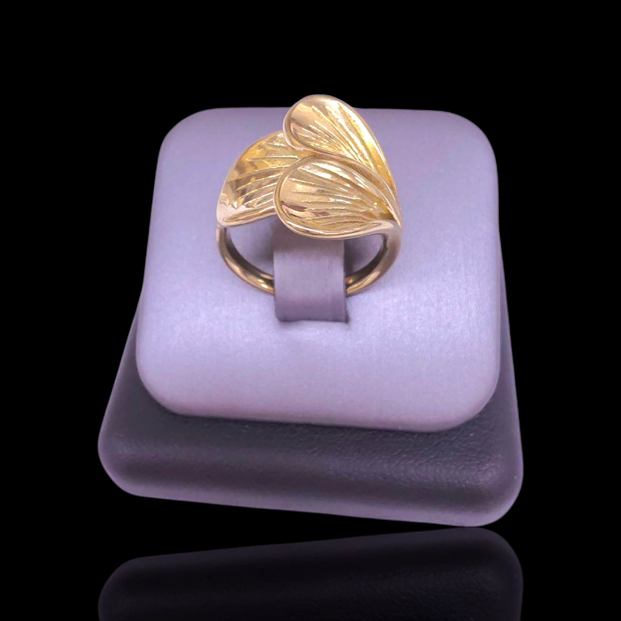 Gold Filled Stainless Steel Mermaids Tail Insignia Ring
