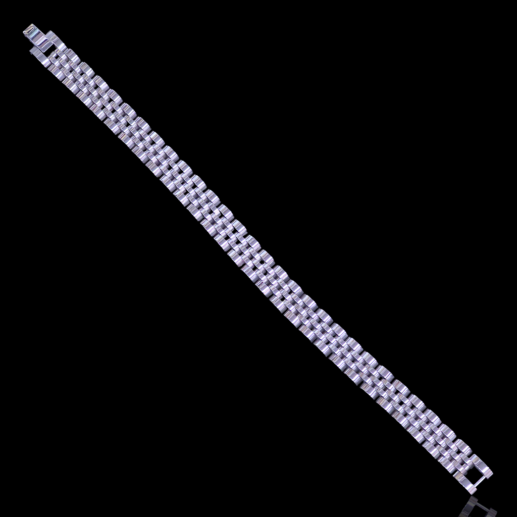 Gold Filled Stainless Steel Modern Rolx Mens Bracelet