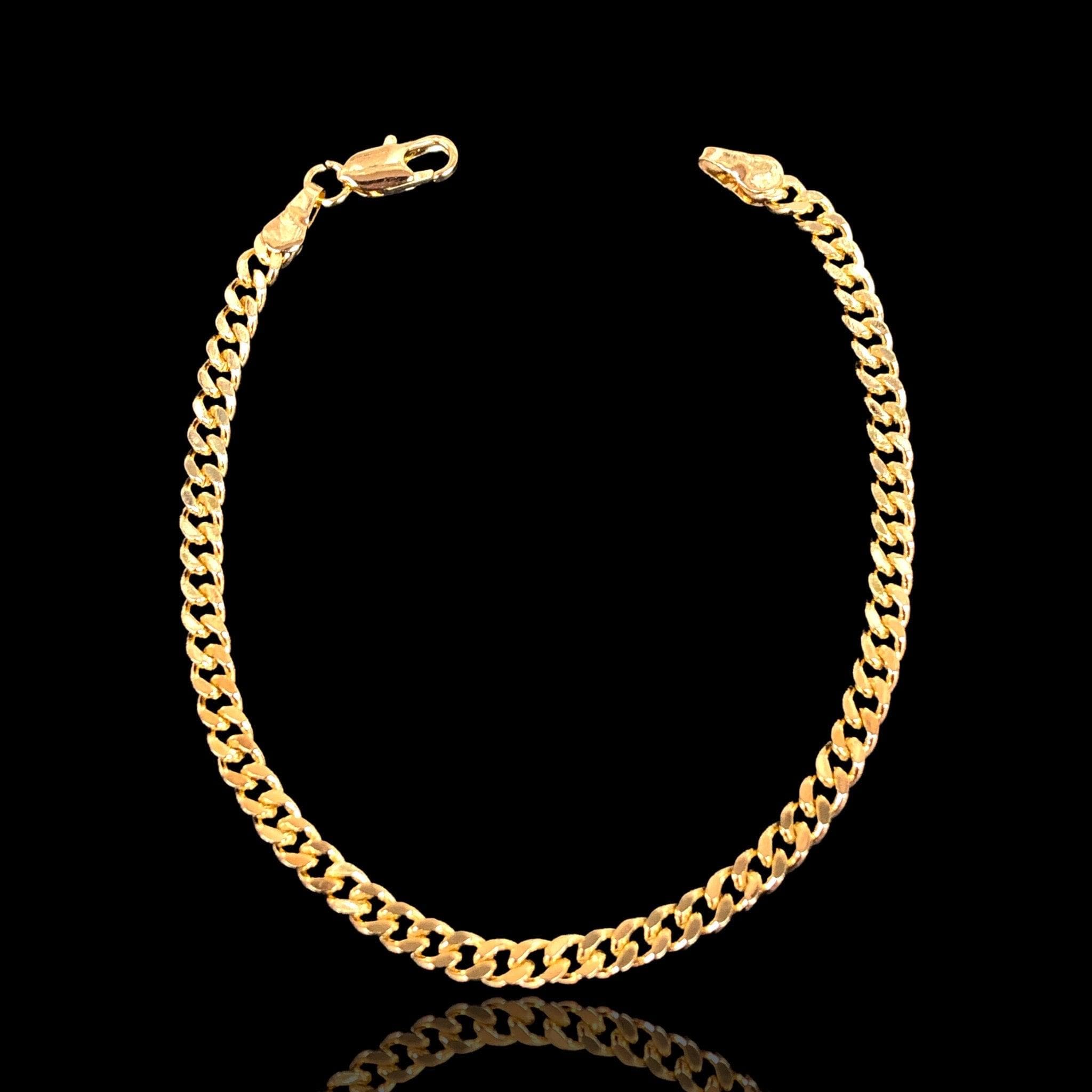 OLB 0242 (PACK OF 6) -18K Gold Filled Oro Laminado BRACELET, NEW - KUANIA