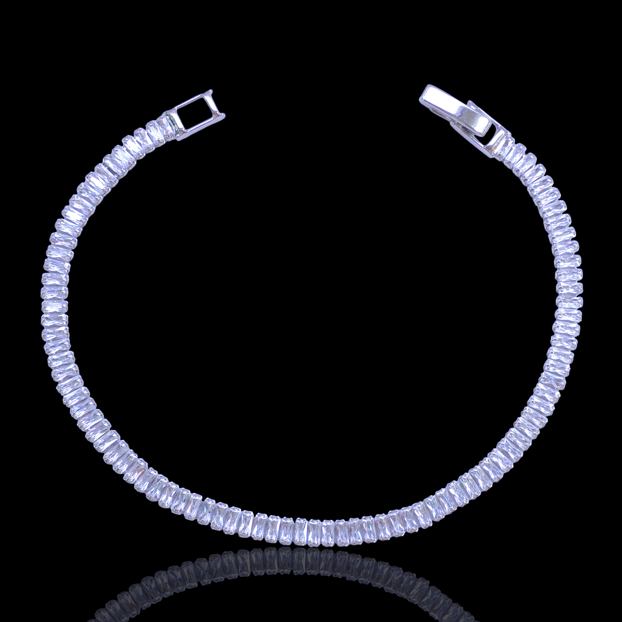 Oro Laminado Gold Filled 3.6mm Viceroy CZ Tennis Bracelet