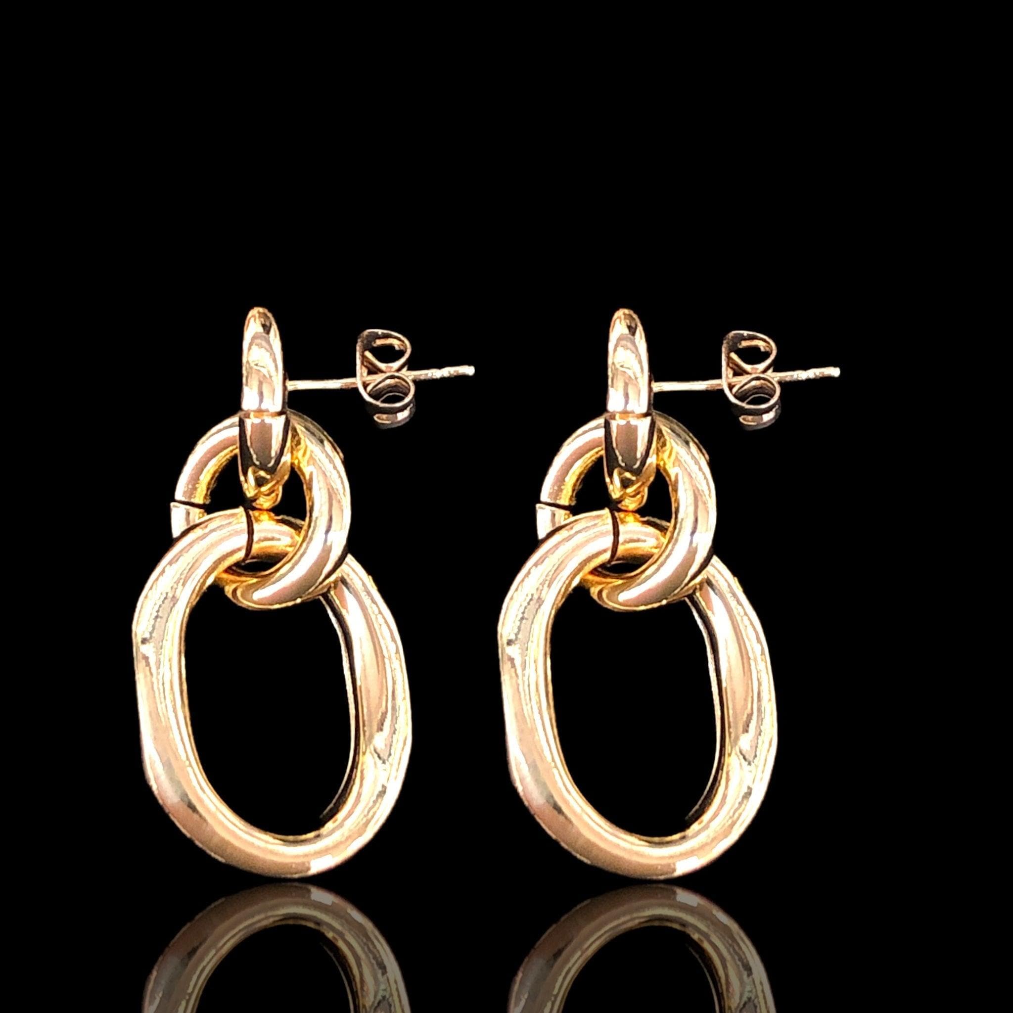 Oro Laminado Gold Filled Aphrodite Dangle Earrings