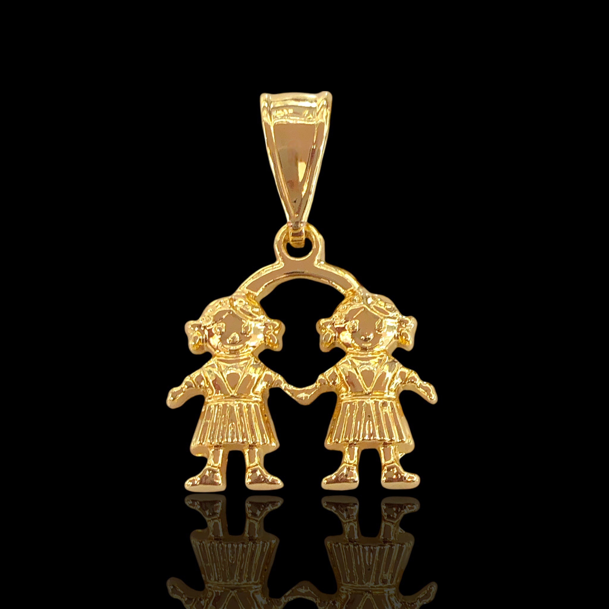 Oro Laminado Gold Filled Boy and Girl Kids Pendant