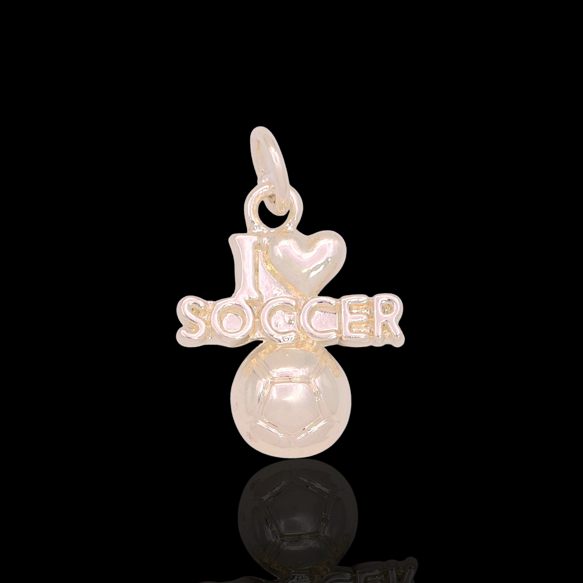 Oro Laminado Gold Filled DIY Soccer Love Charm Pendant