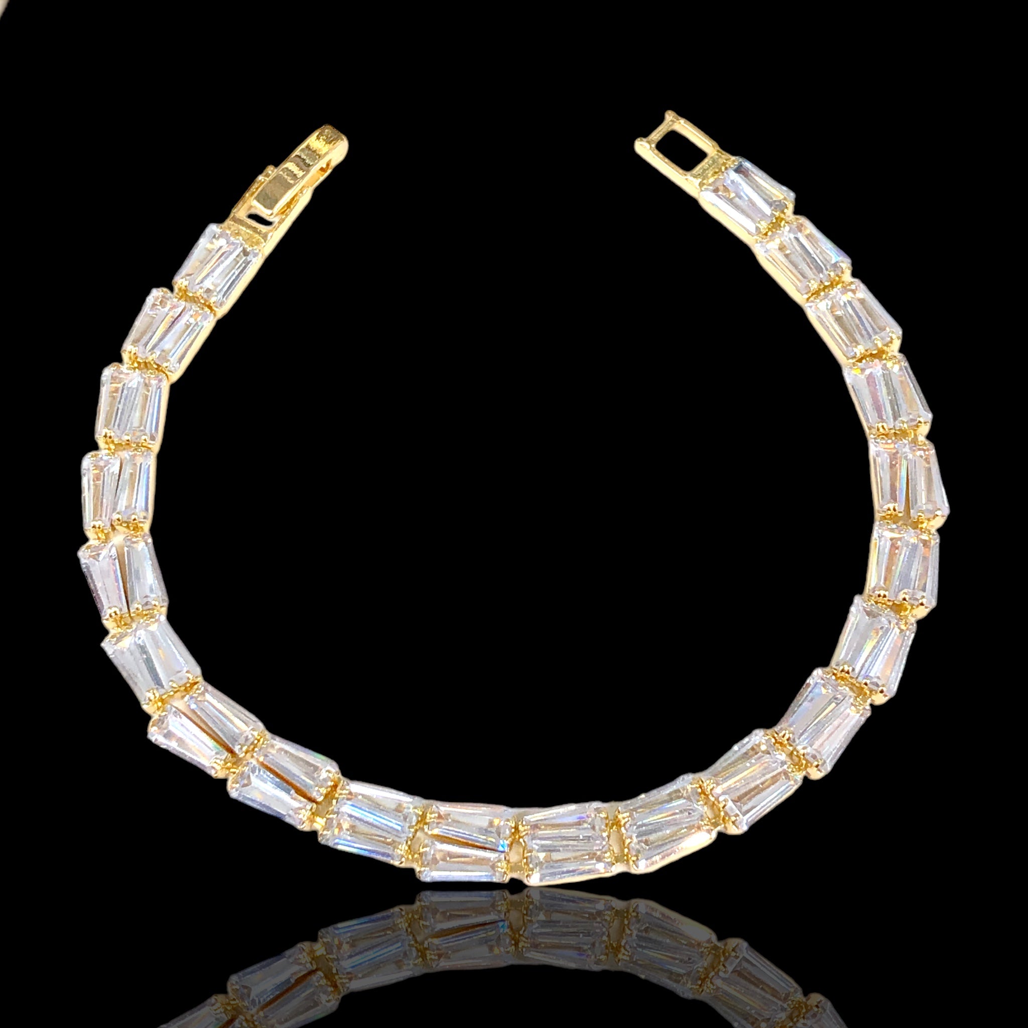18k Gold Filled Royal Princess CZ Bracelet