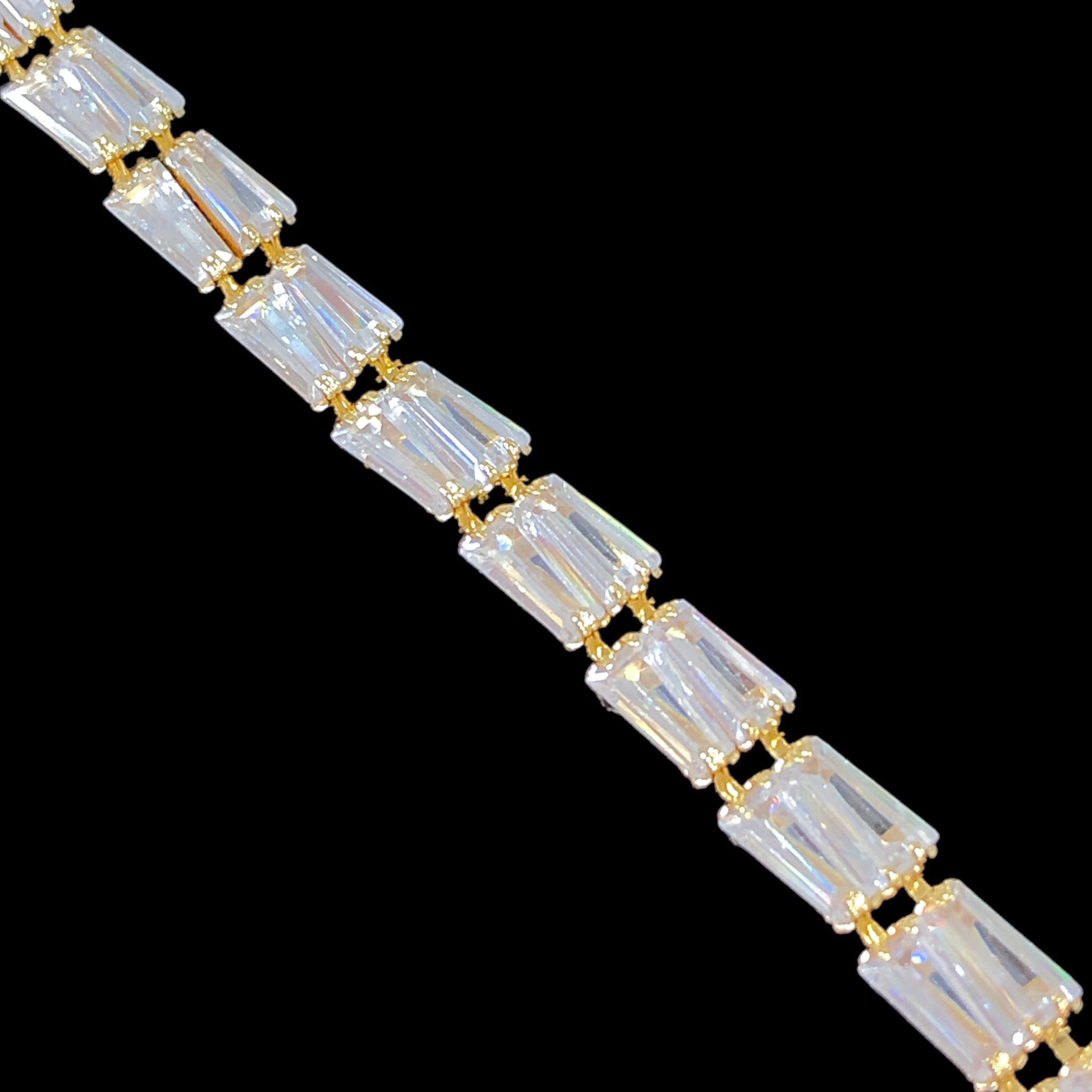 18k Gold Filled Royal Princess CZ Bracelet