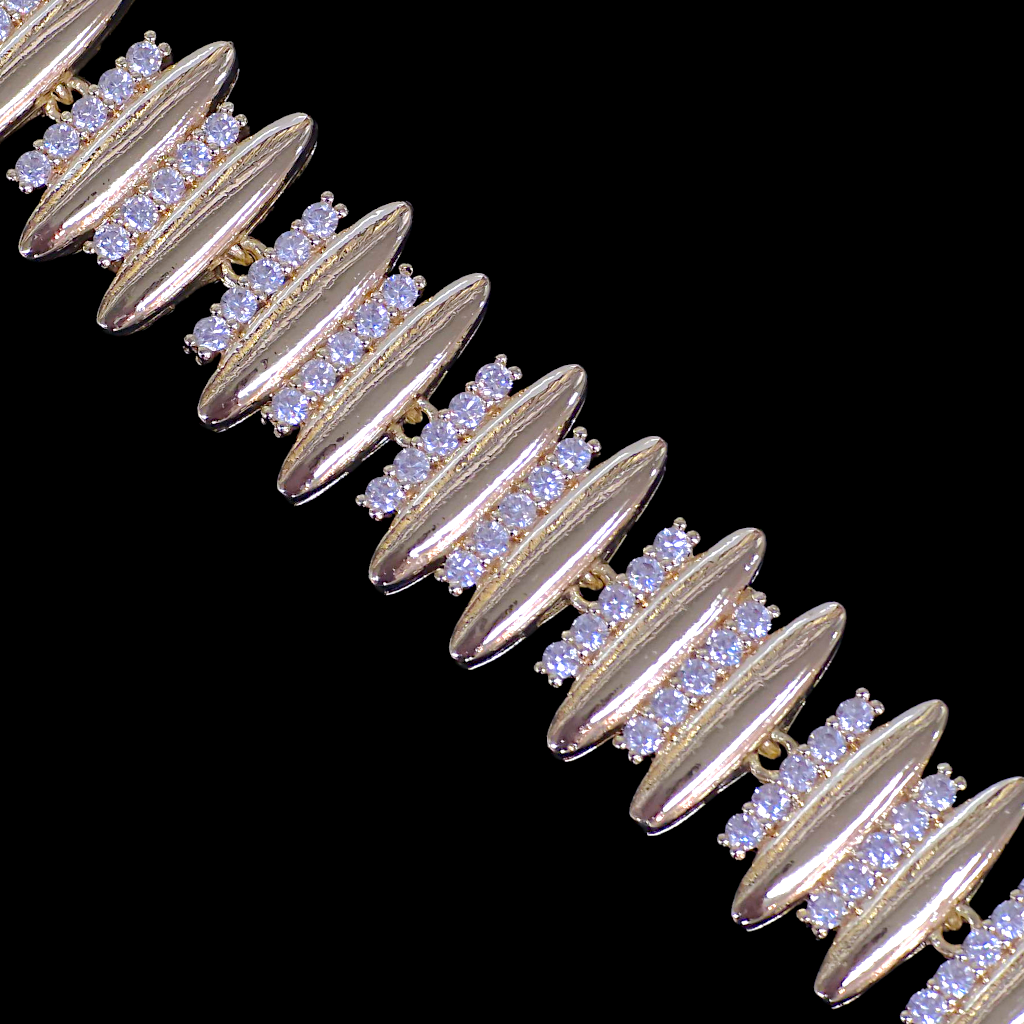 Gold Filled Oro Laminado Turkiye Princess Dowry Bracelet