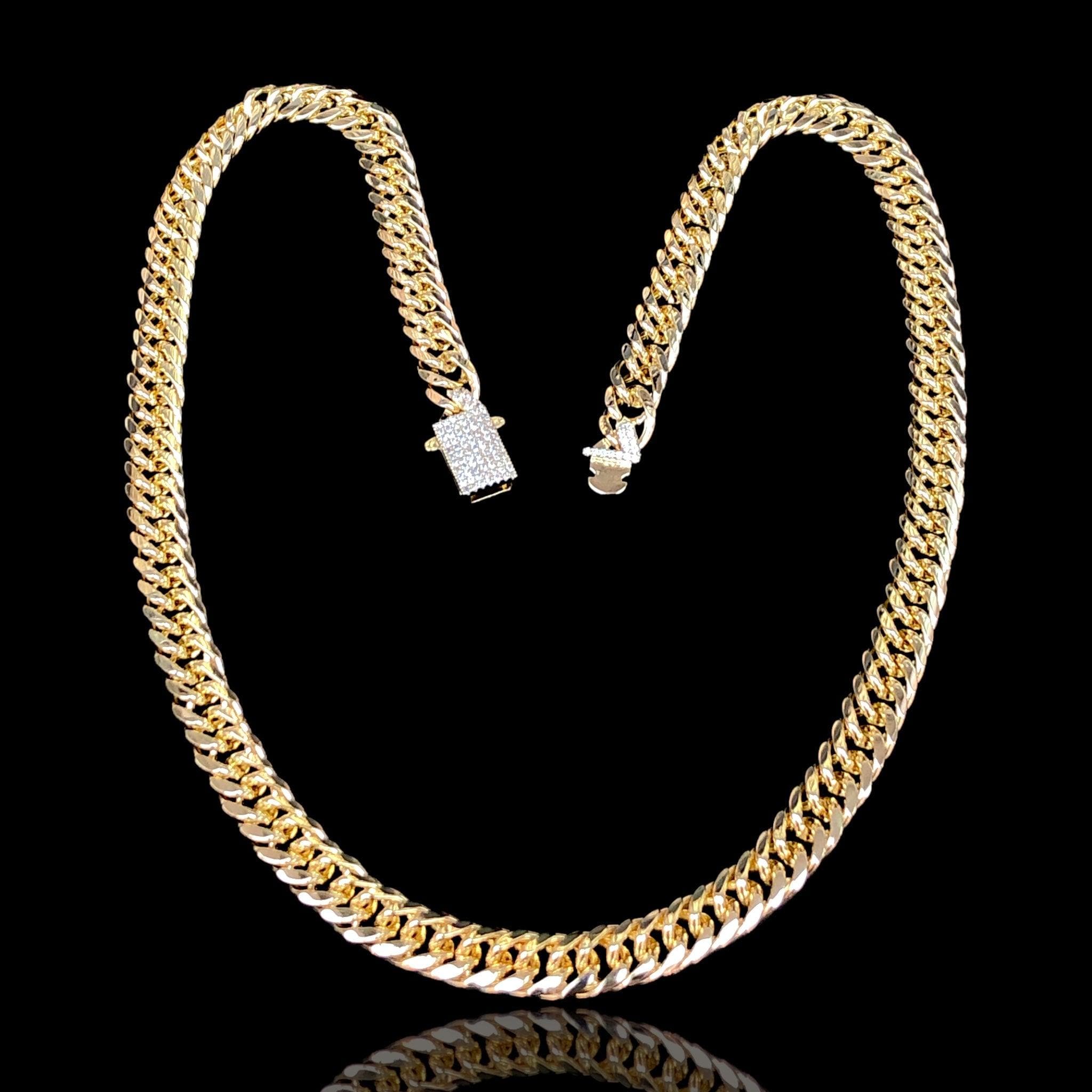 18K Gold-Filled 10mm Tuscany Cuban Chain -18K Gold Filled Oro Laminado CHAIN - KUANIA