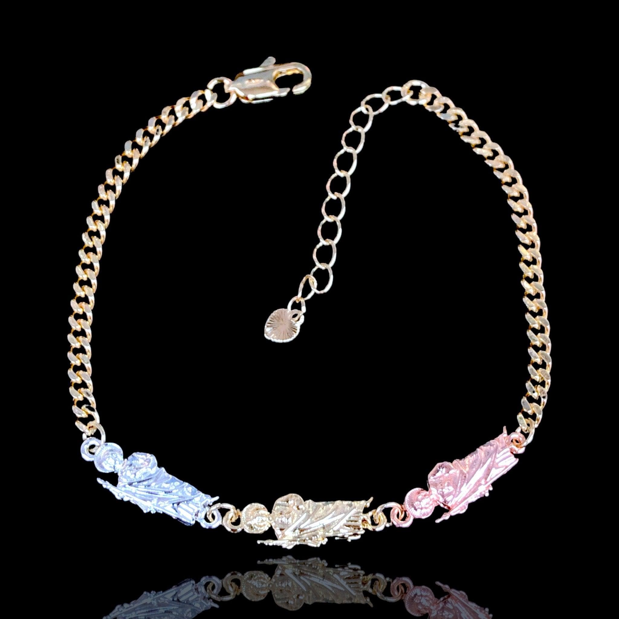 OLAK 0024 (PACK OF 6) -18K Gold Filled Oro Laminado ANKLET - KUANIA