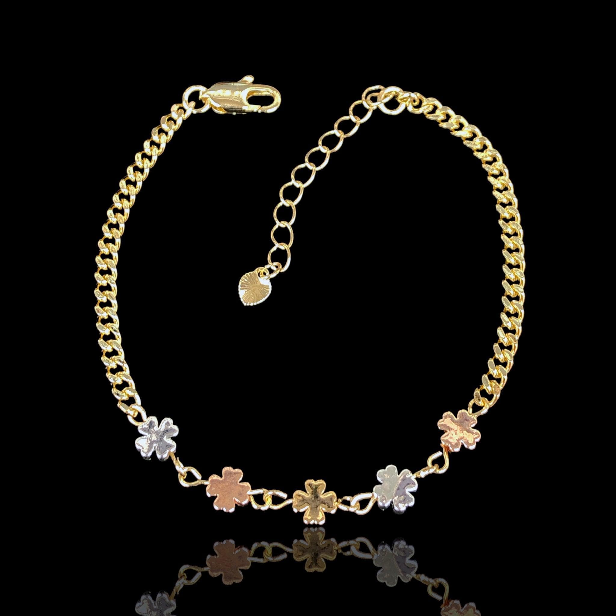 OLAK 0025 (PACK OF 6) -18K Gold Filled Oro Laminado ANKLET - KUANIA