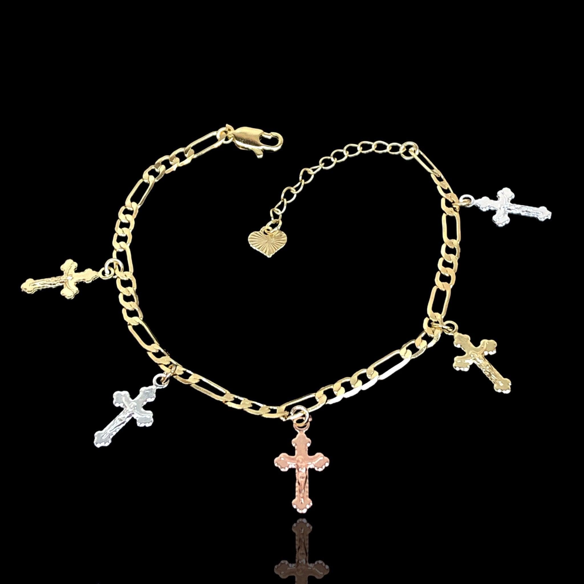 OLB 0237 (PACK OF 6) -18K Gold Filled Oro Laminado BRACELET - KUANIA