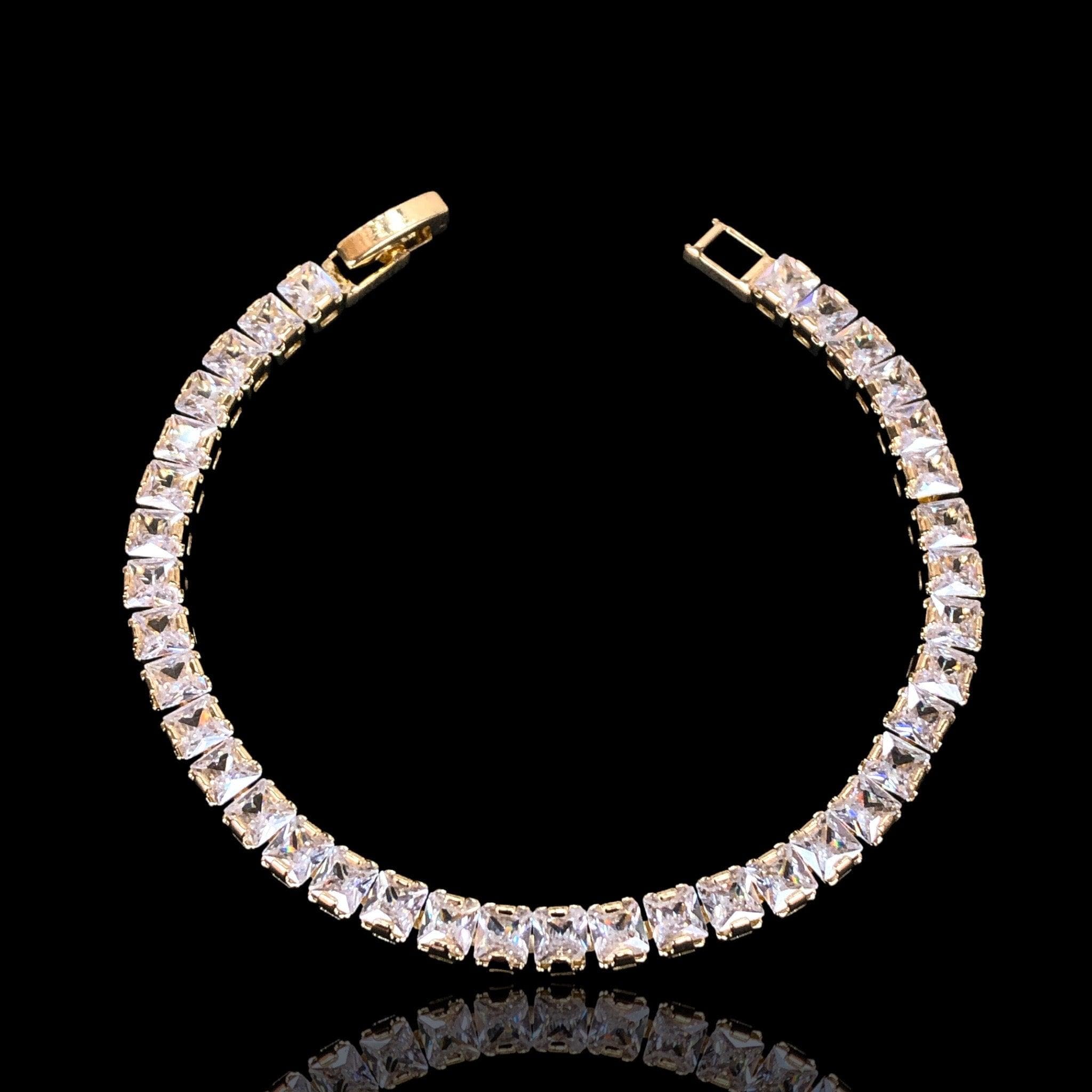 OLB 0241 -18K Gold Filled Oro Laminado BRACELET, NEW - KUANIA