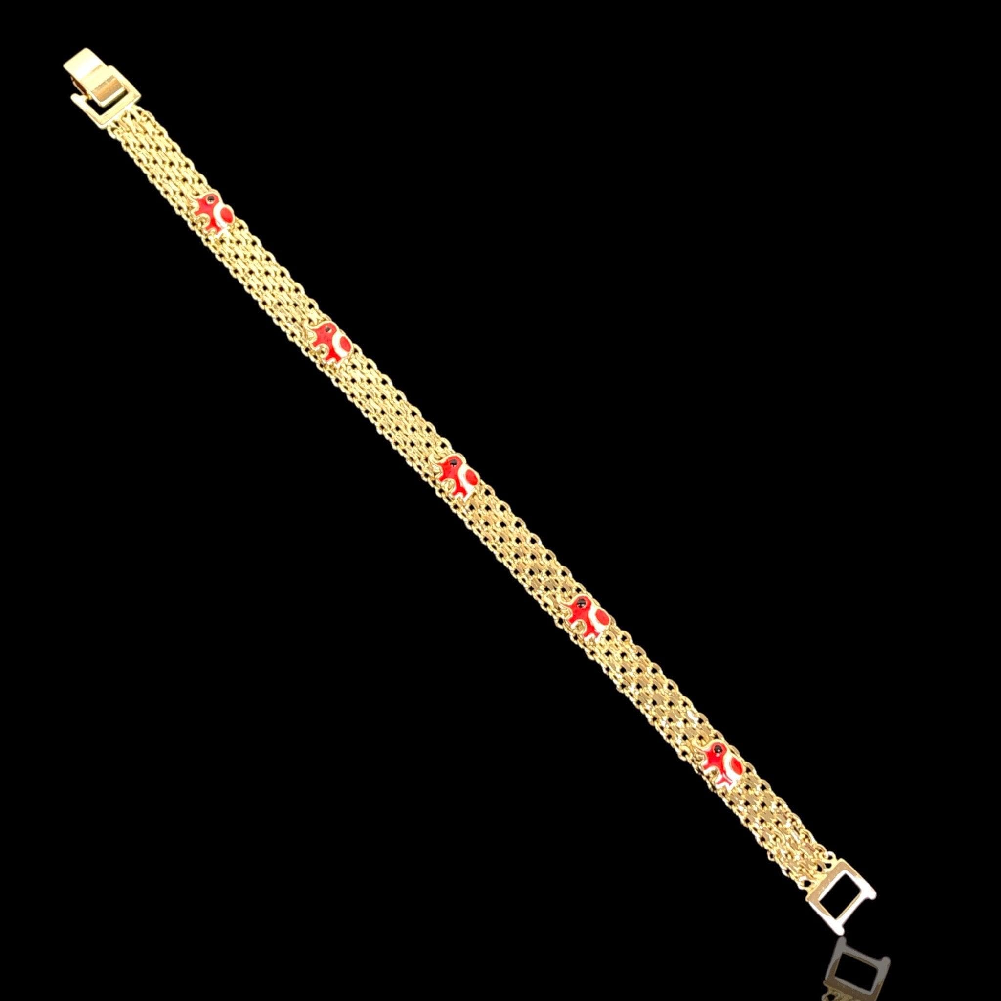 OLB 0251 -18K Gold Filled Oro Laminado BRACELET - KUANIA