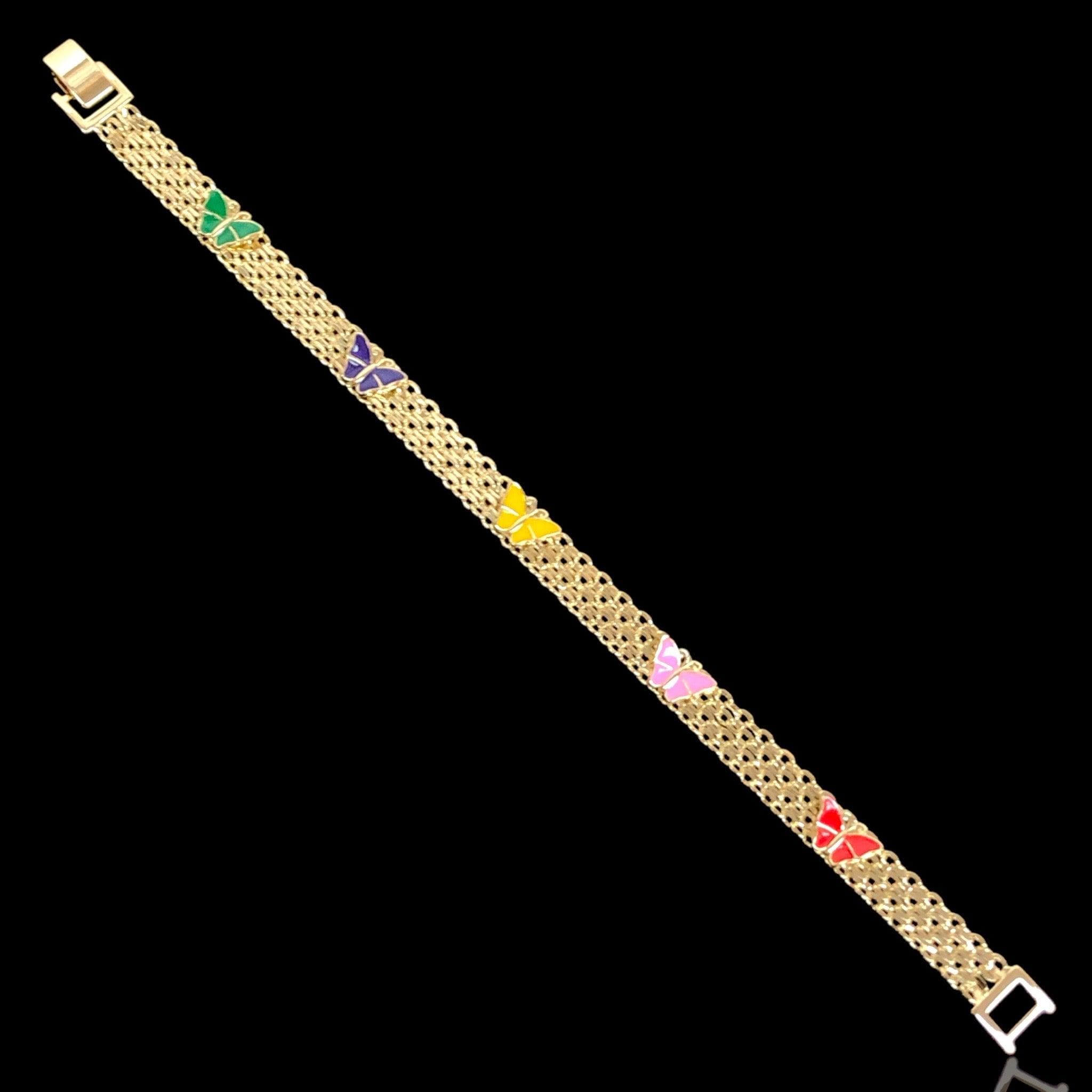 OLB 0253 -18K Gold Filled Oro Laminado BRACELET - KUANIA