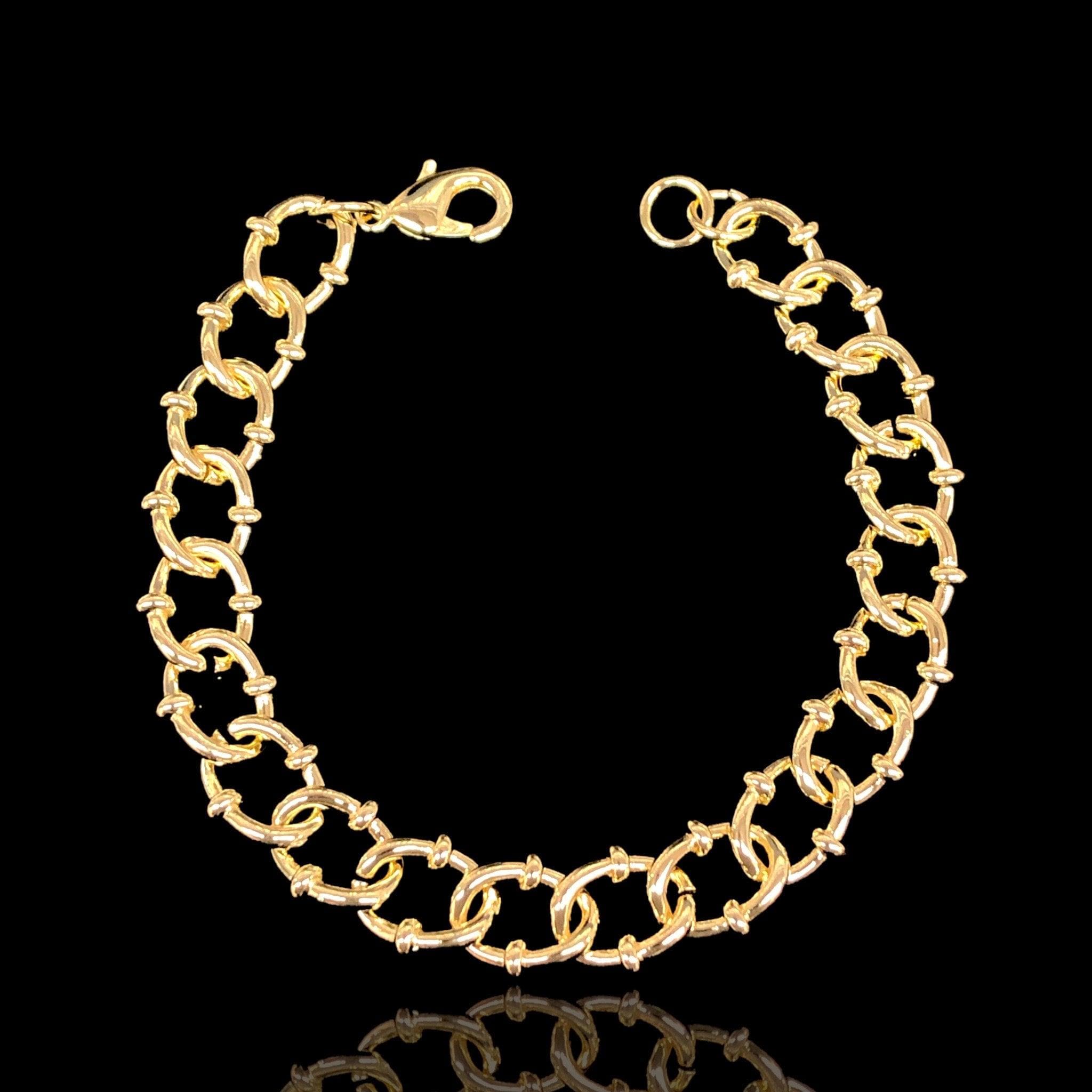 OLB 0271 -18K Gold Filled Oro Laminado BRACELET - KUANIA