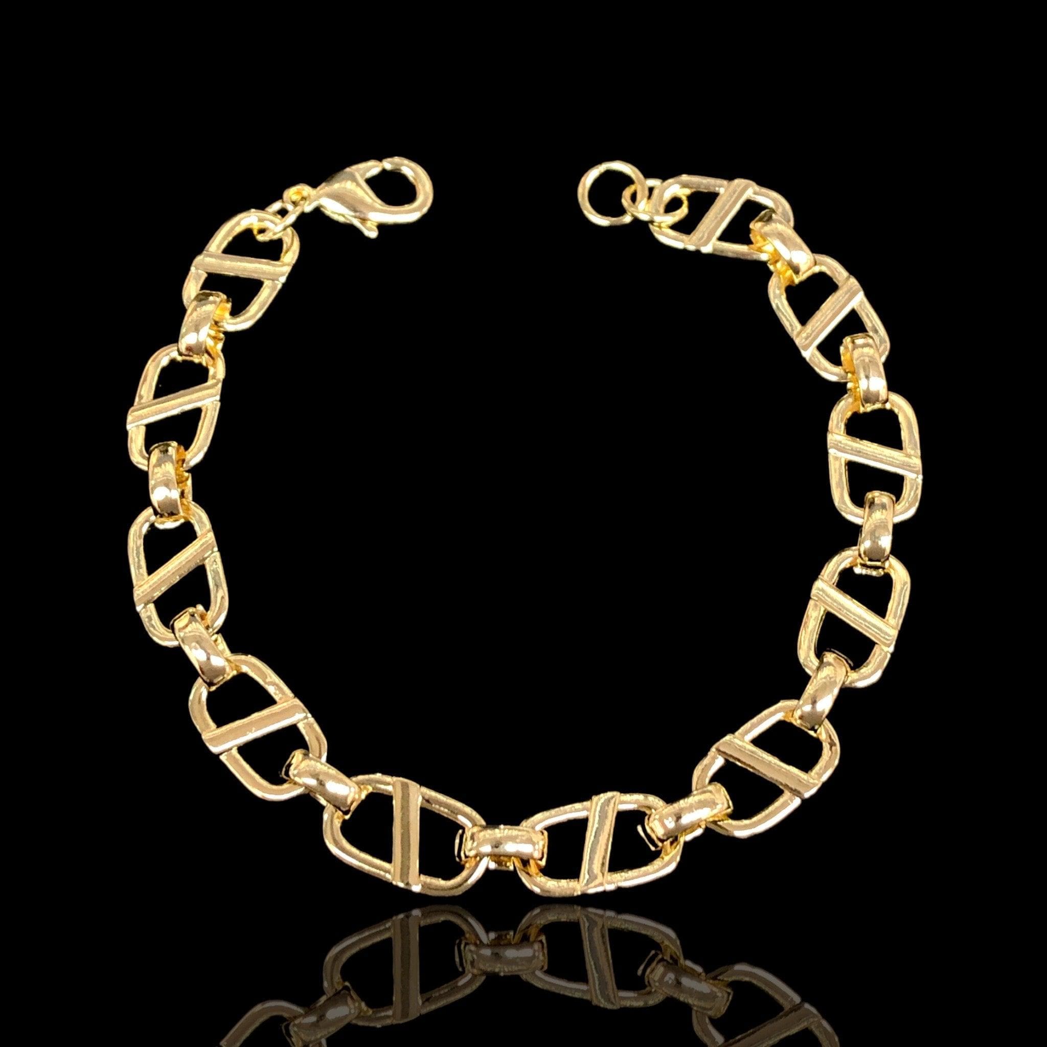 OLB 0273 -18K Gold Filled Oro Laminado BRACELET - KUANIA