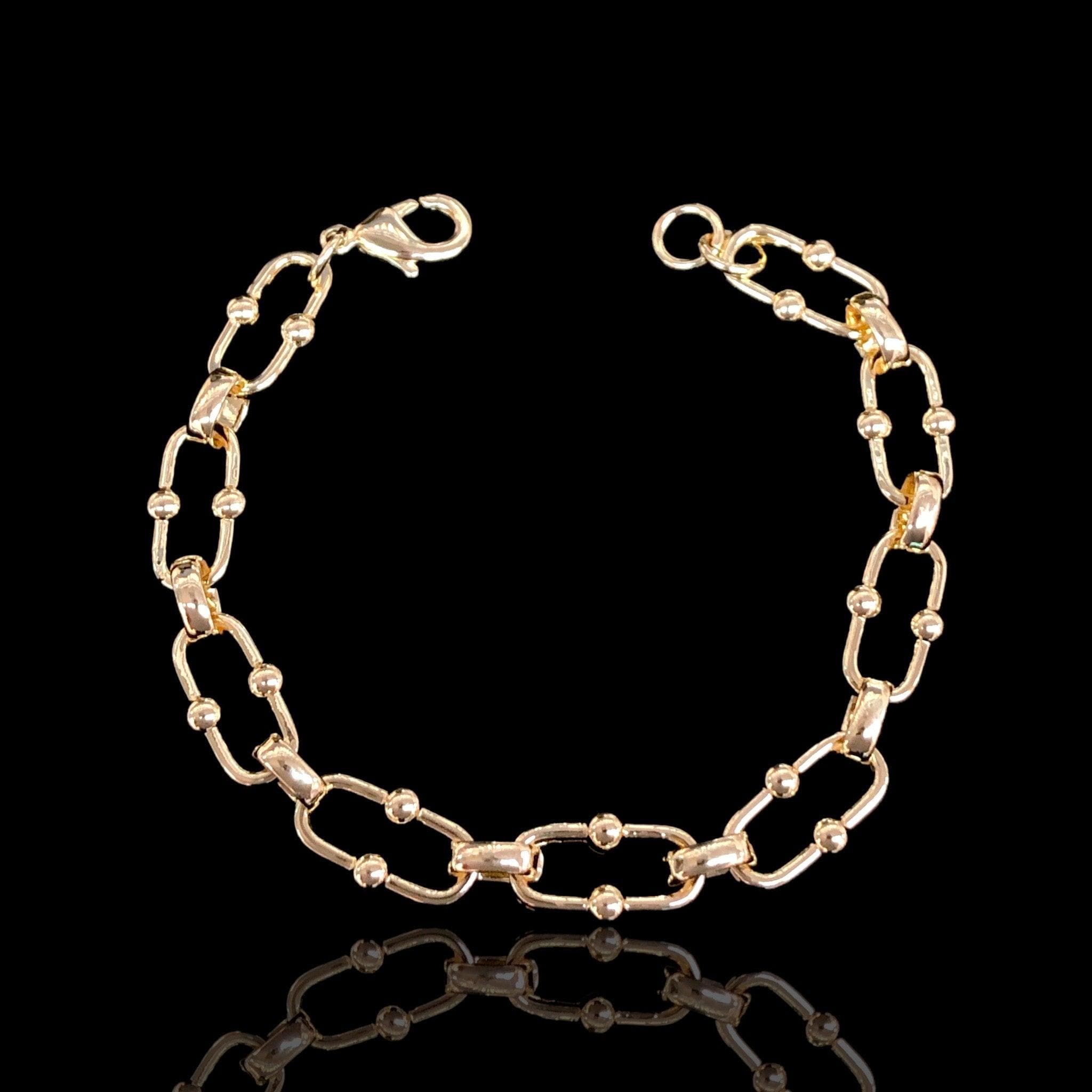 OLB 0275 -18K Gold Filled Oro Laminado BRACELET - KUANIA