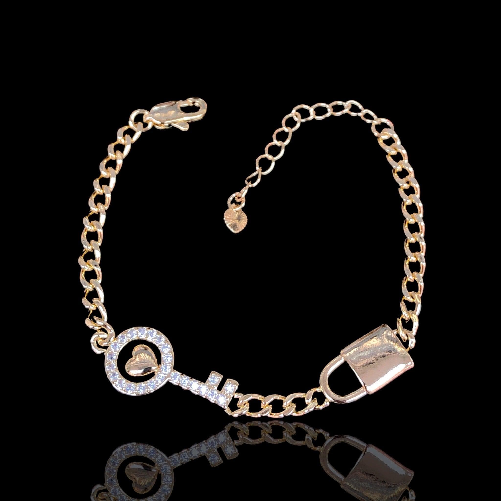 OLB 0279 (PACK OF 6) -18K Gold Filled Oro Laminado BRACELET - KUANIA