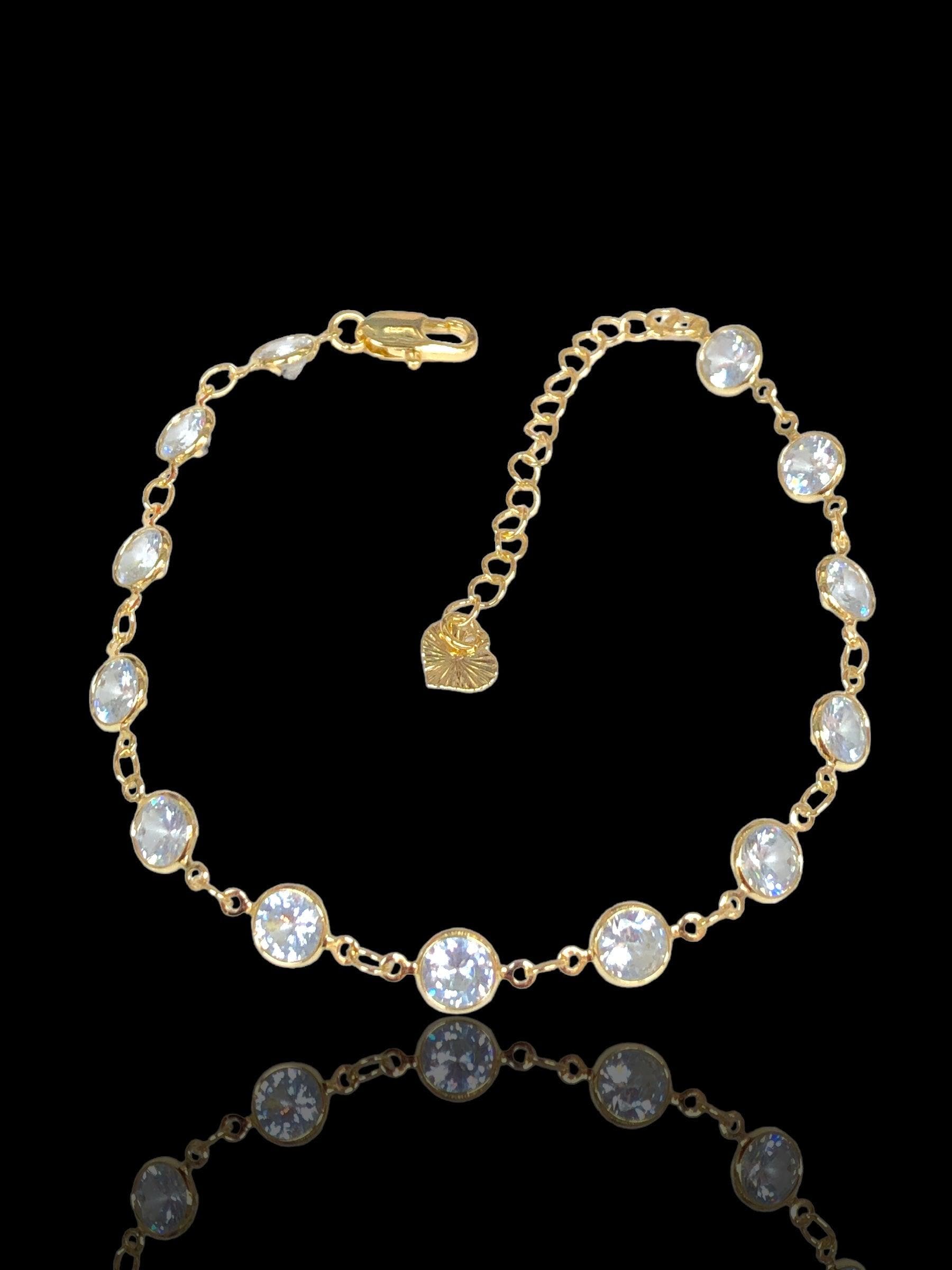 OLB 0299 (PACK OF 6) -18K Gold Filled Oro Laminado BRACELET - KUANIA