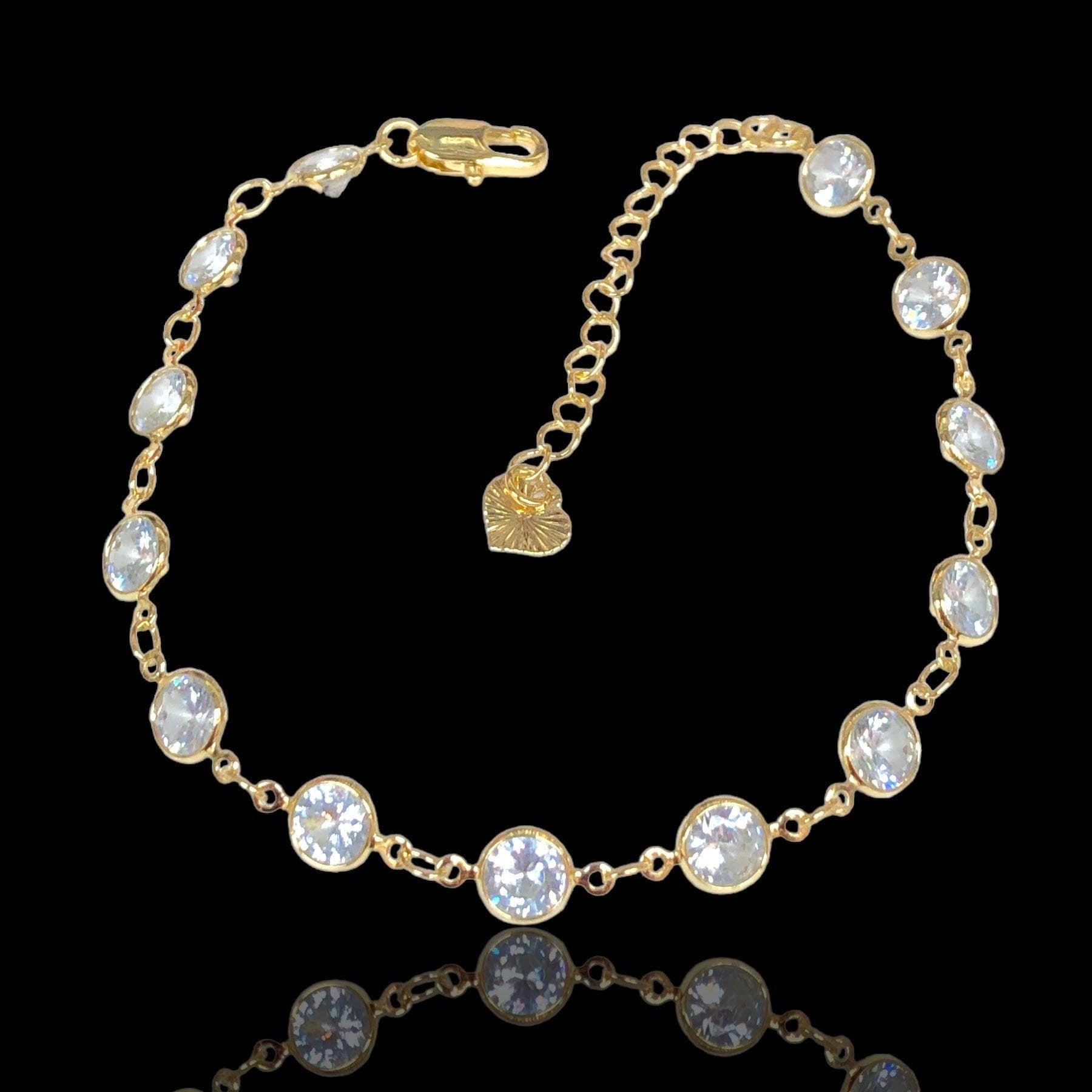 OLB 0299 (PACK OF 6) -18K Gold Filled Oro Laminado BRACELET - KUANIA