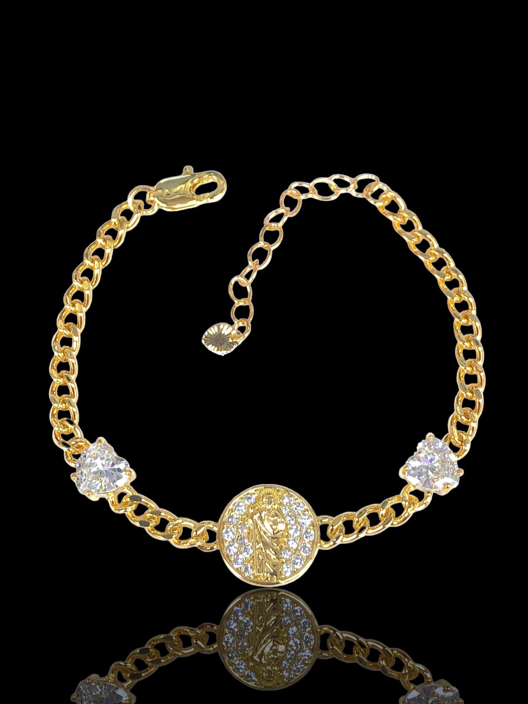OLB 0300 -18K Gold Filled Oro Laminado BRACELET - KUANIA