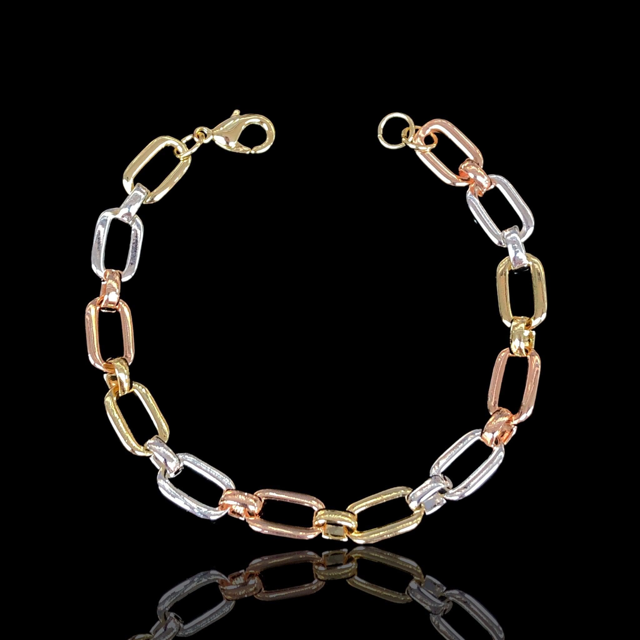 OLB 0313 -18K Gold Filled Oro Laminado BRACELET - KUANIA