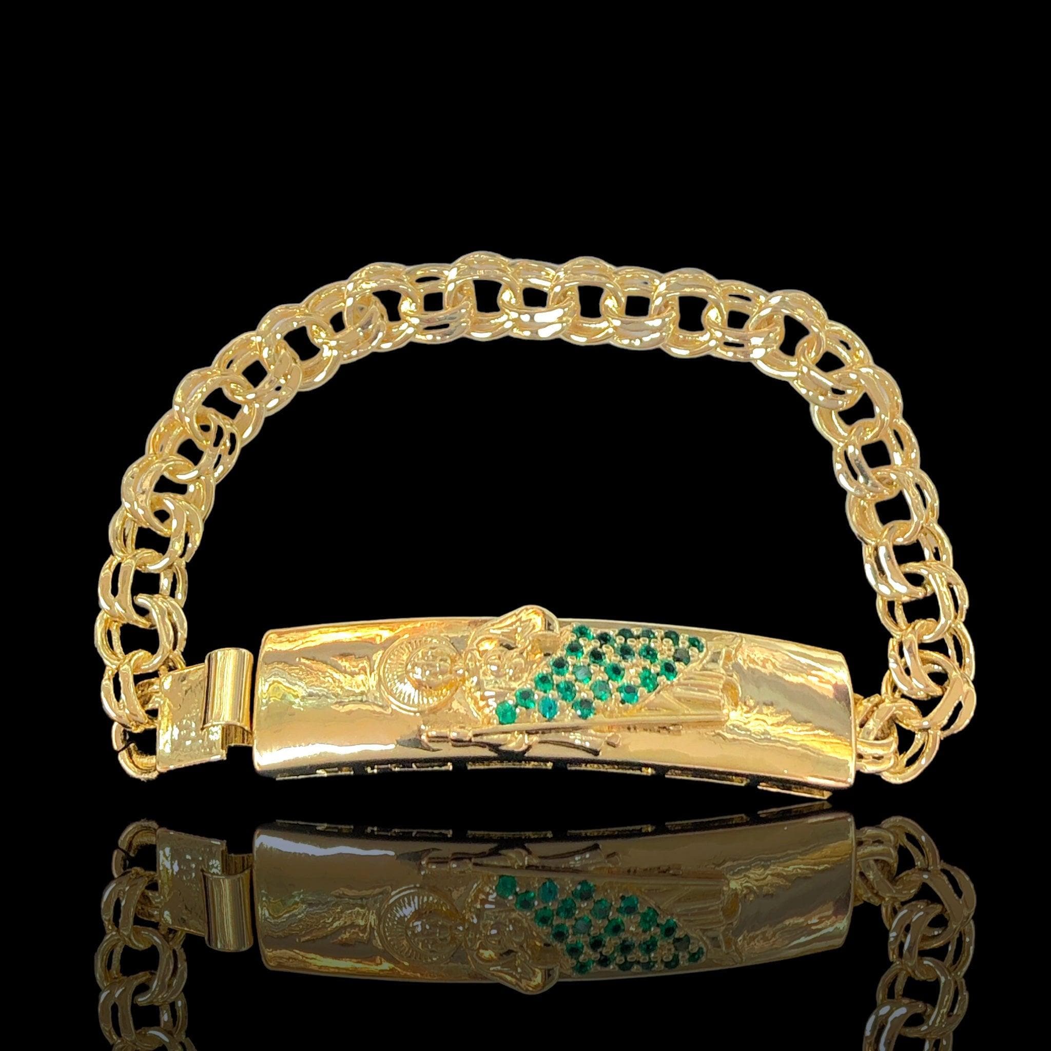 OLB 0318 -18K Gold Filled Oro Laminado BRACELET - KUANIA