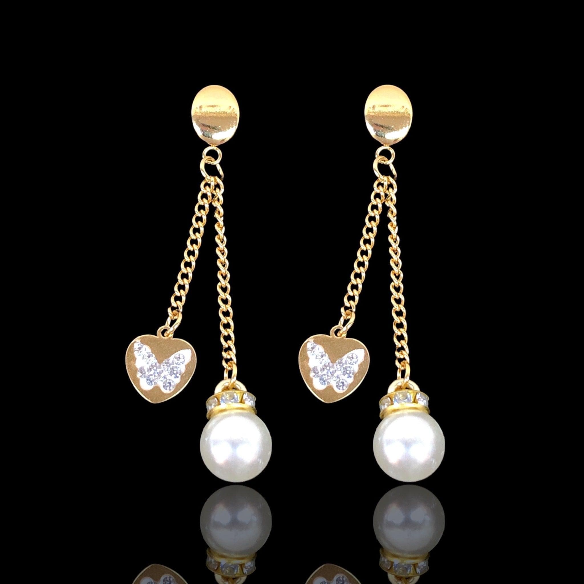 OLE 0405 -18K Gold Filled Oro Laminado EARRINGS - KUANIA