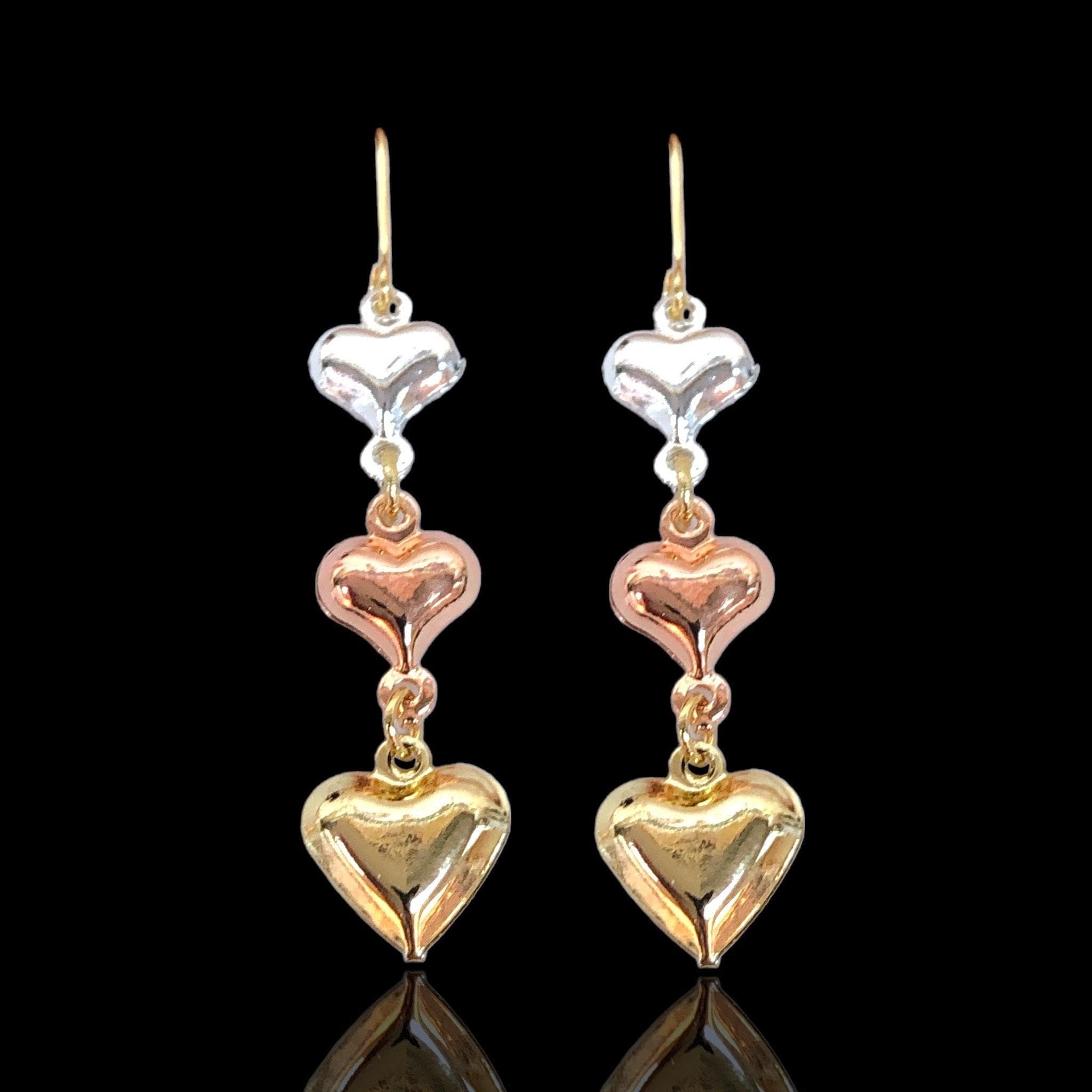 OLE 0409 -18K Gold Filled Oro Laminado EARRINGS - KUANIA