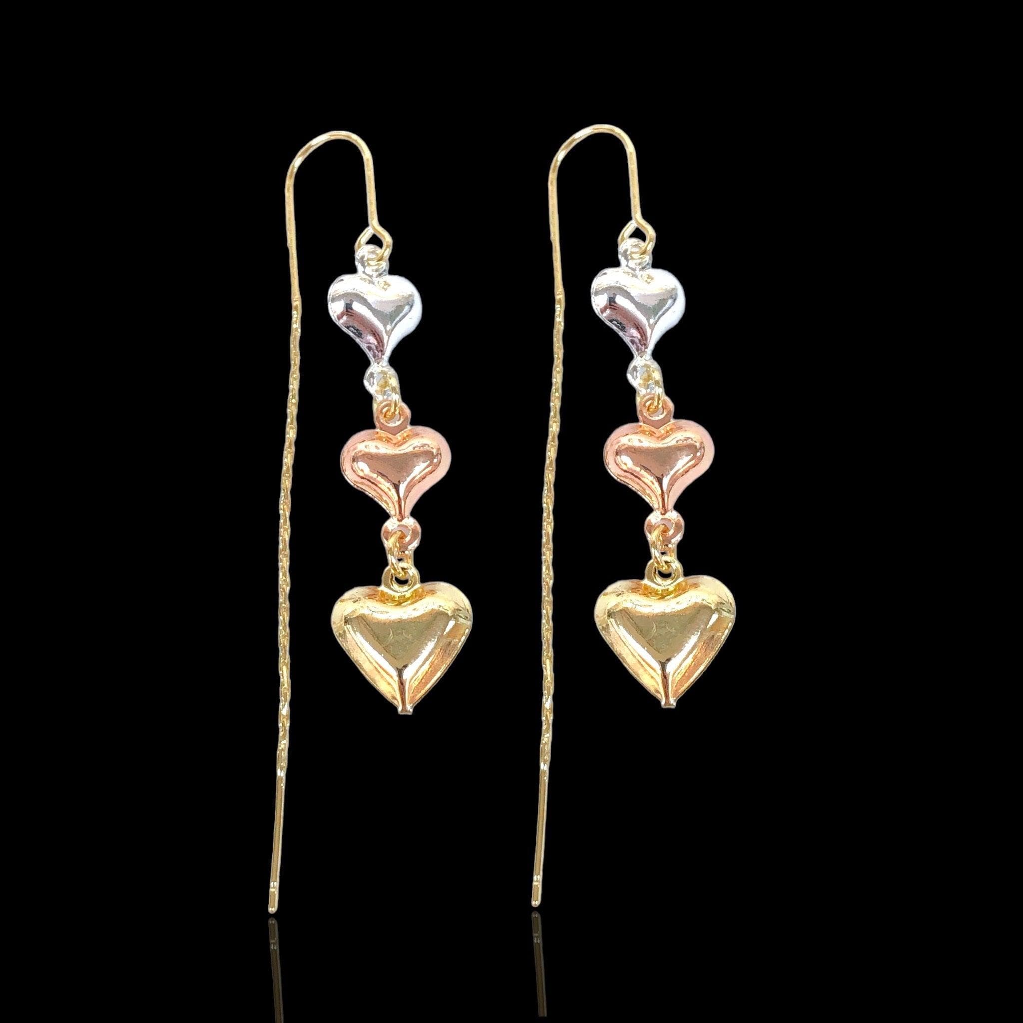 OLE 0409 -18K Gold Filled Oro Laminado EARRINGS - KUANIA