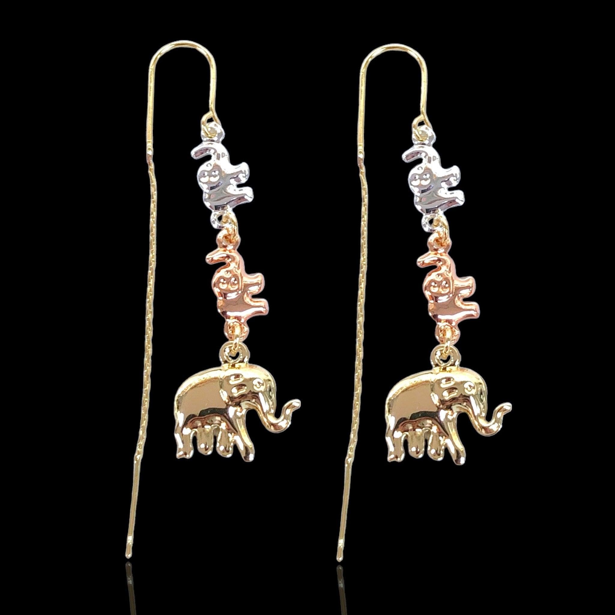 OLE 0410 -18K Gold Filled Oro Laminado EARRINGS - KUANIA