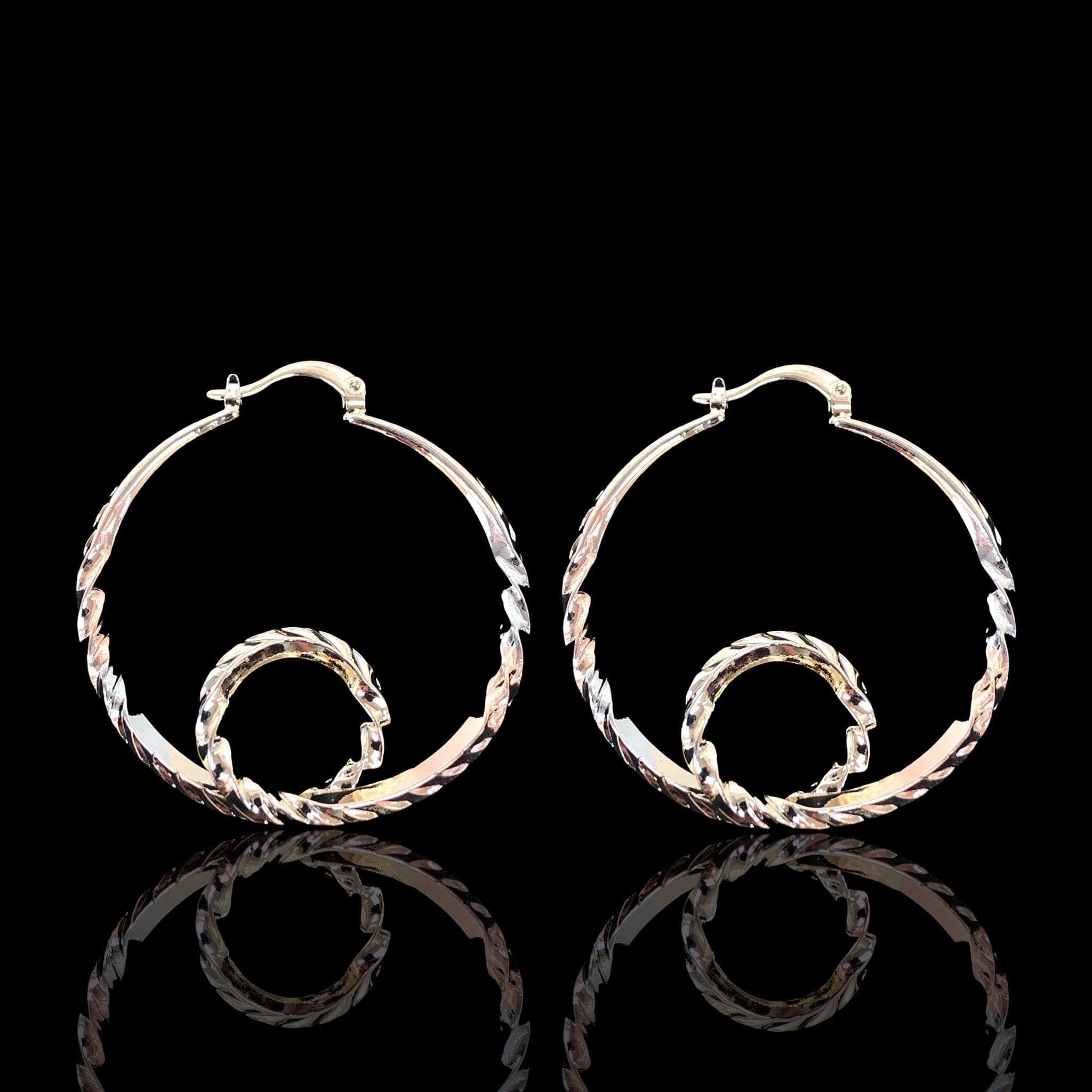 OLE 0415 -18K Gold Filled Oro Laminado EARRINGS - KUANIA