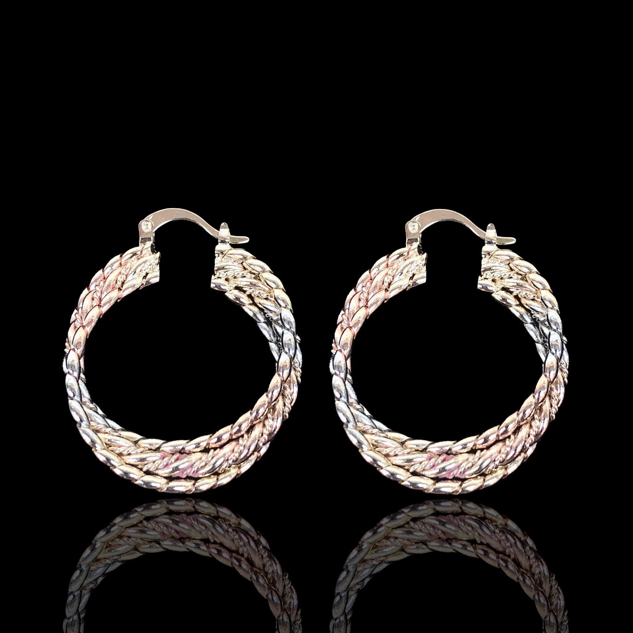 OLE 0417 -18K Gold Filled Oro Laminado EARRINGS - KUANIA