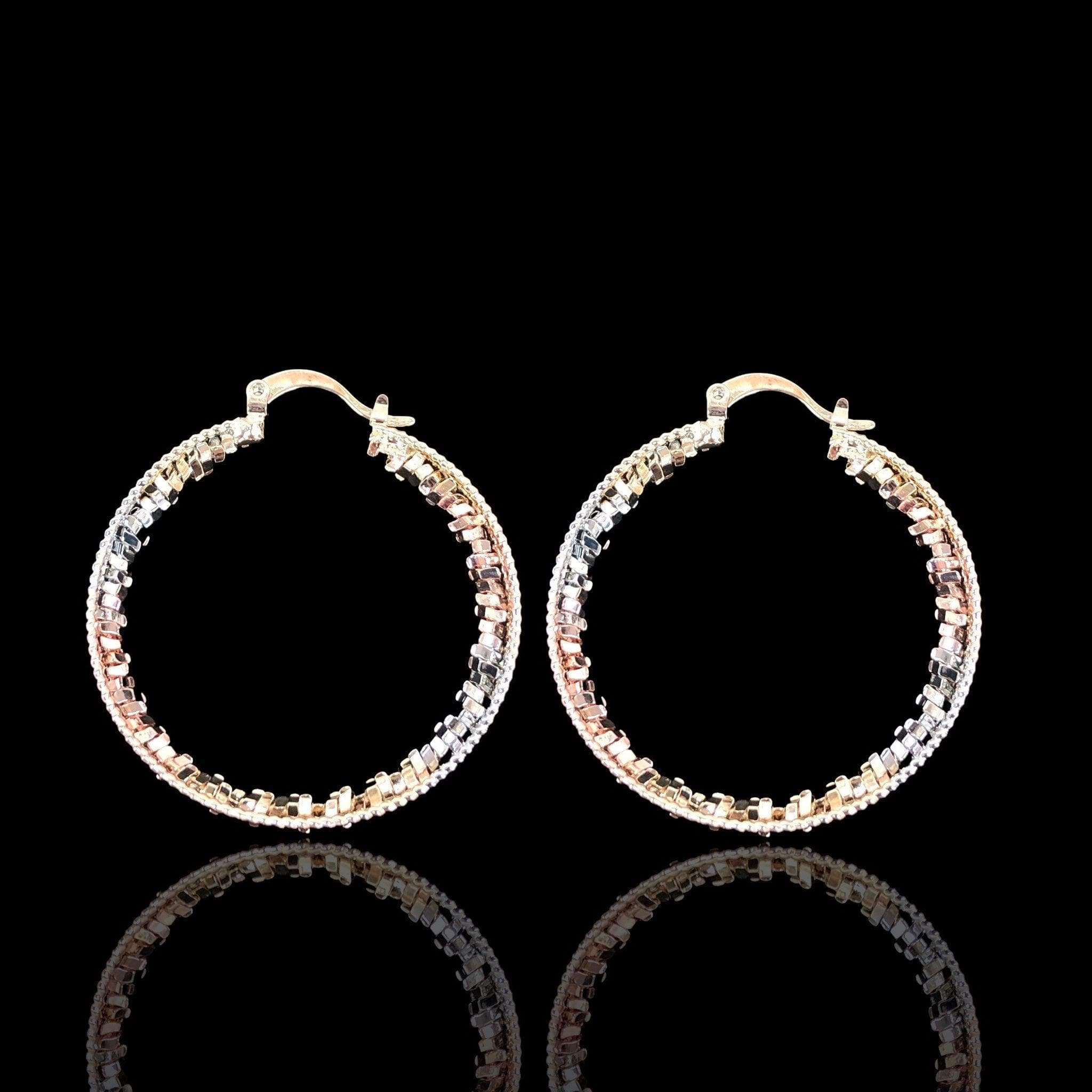 OLE 0419 -18K Gold Filled Oro Laminado EARRINGS - KUANIA