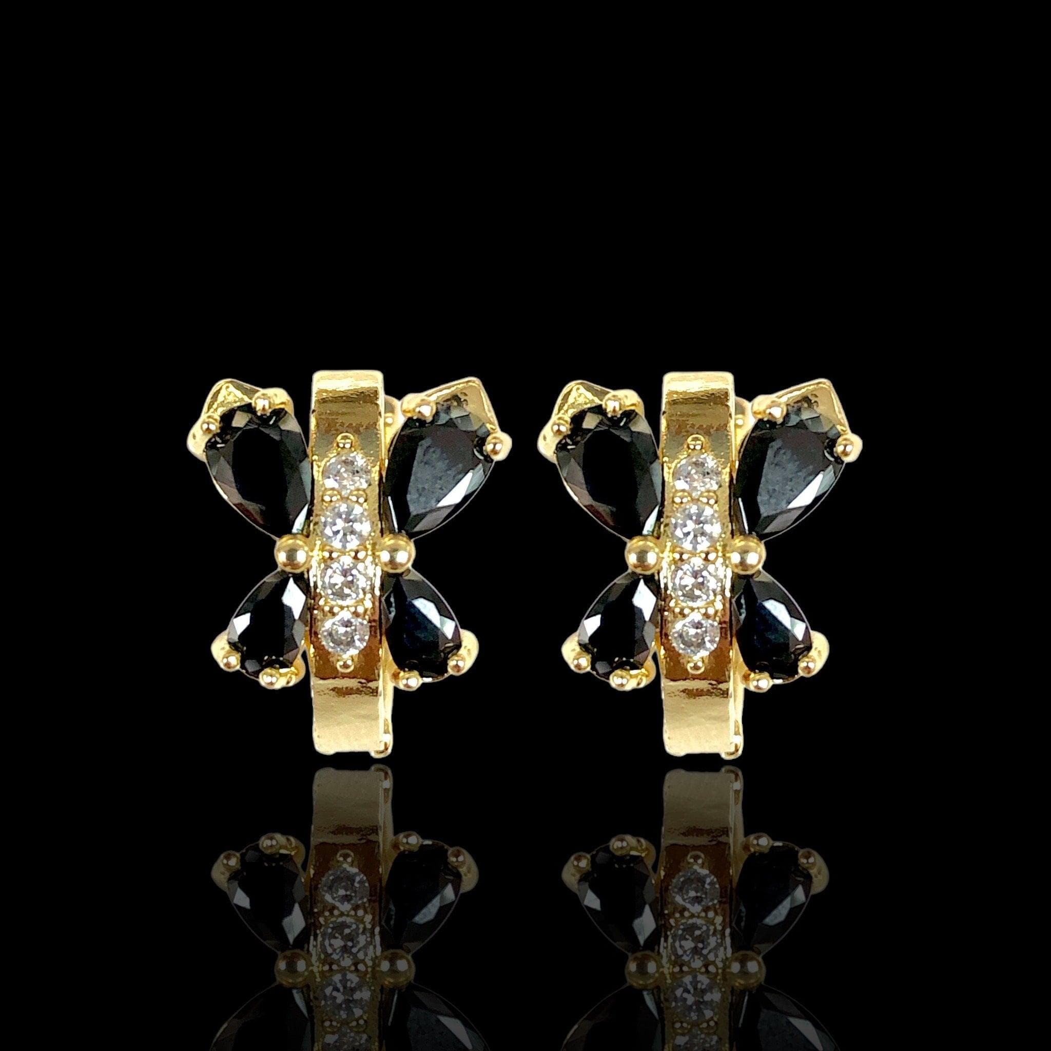 OLE 0427 -18K Gold Filled Oro Laminado EARRINGS - KUANIA