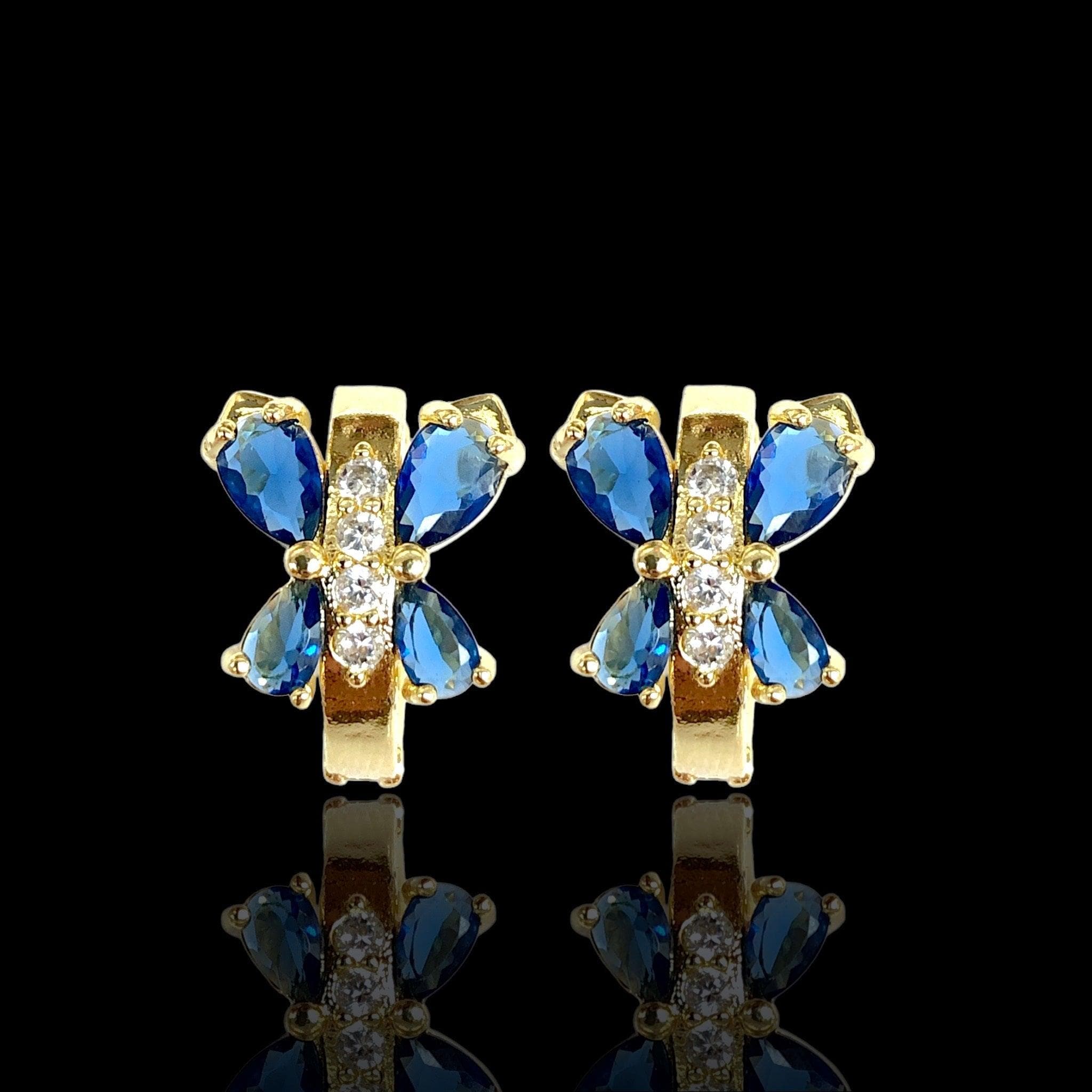 OLE 0427 -18K Gold Filled Oro Laminado EARRINGS - KUANIA