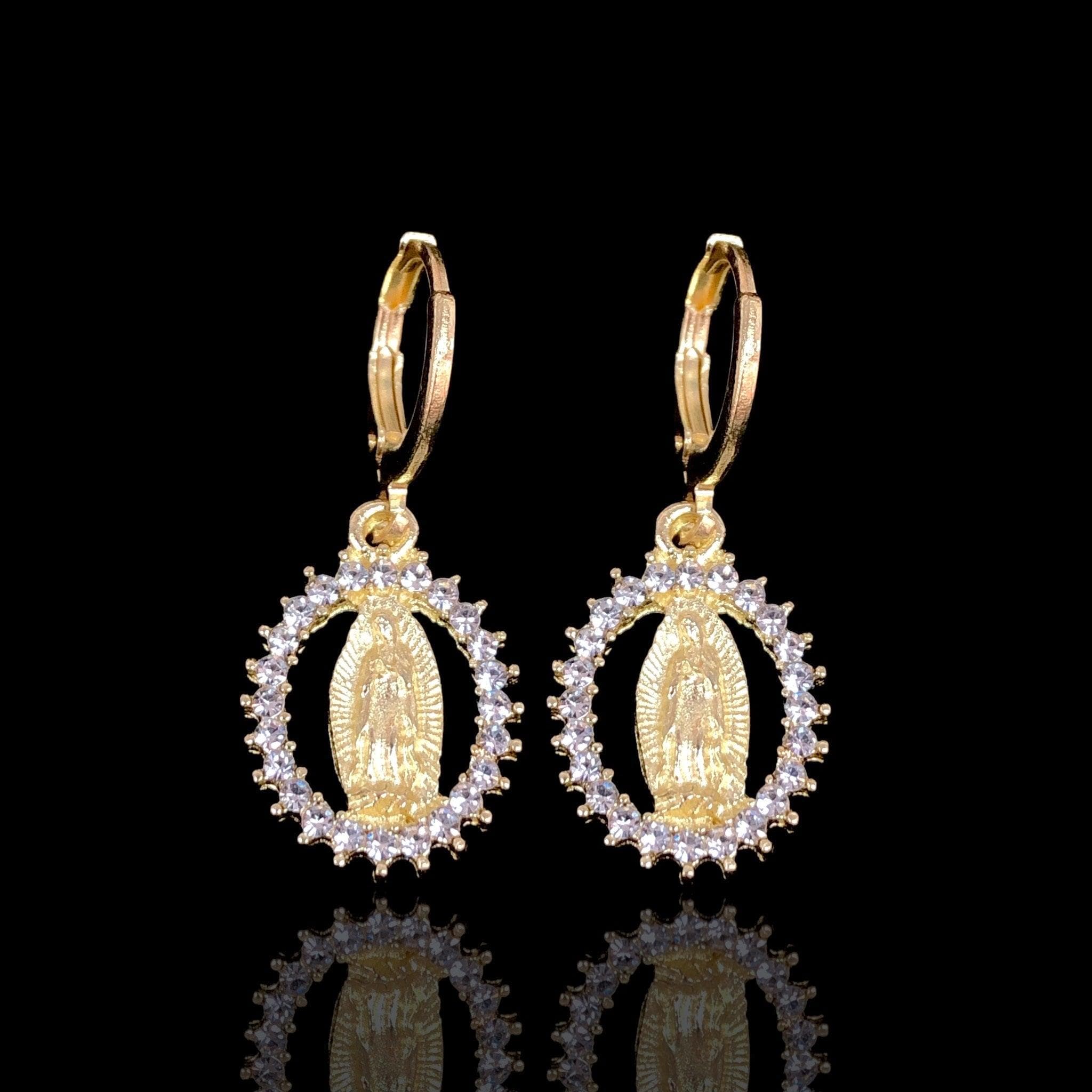 OLE 0430 -18K Gold Filled Oro Laminado EARRINGS - KUANIA