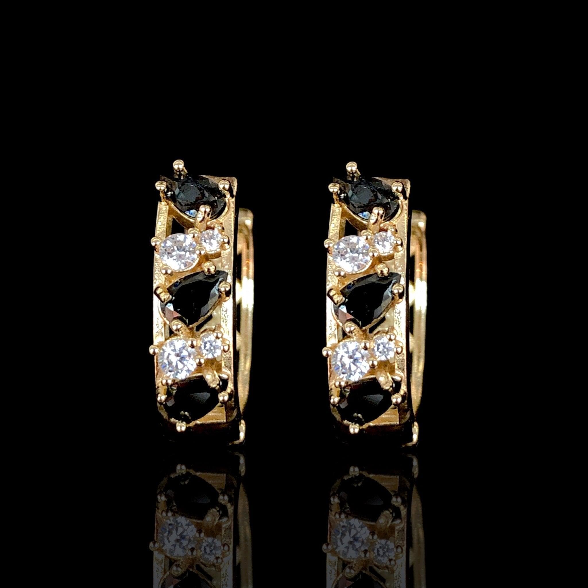 OLE 0431 -18K Gold Filled Oro Laminado EARRINGS - KUANIA