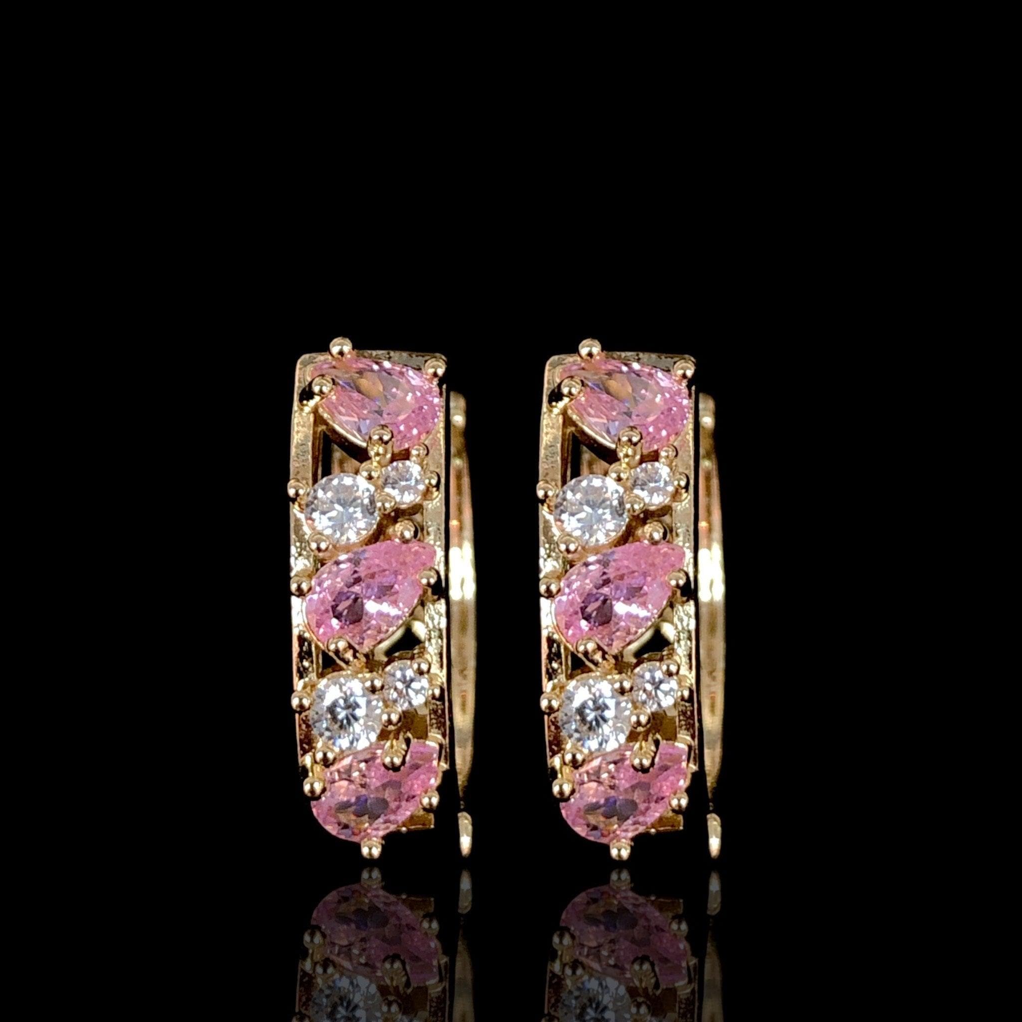 OLE 0431 -18K Gold Filled Oro Laminado EARRINGS - KUANIA