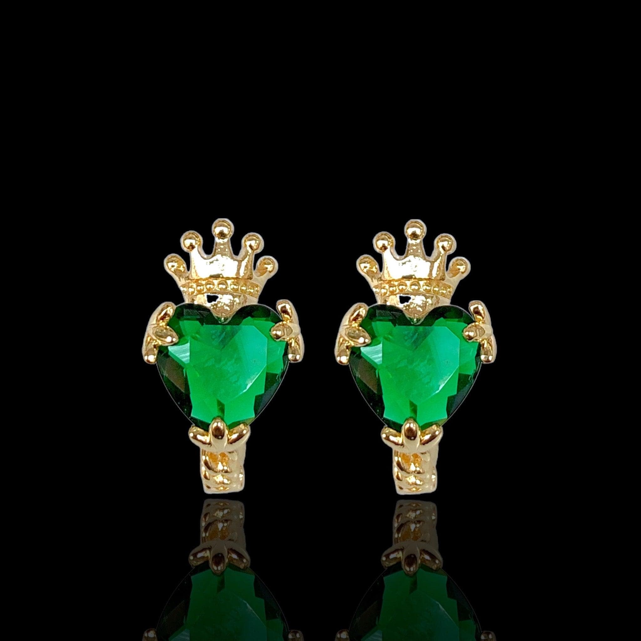 OLE 0438 -18K Gold Filled Oro Laminado EARRINGS - KUANIA