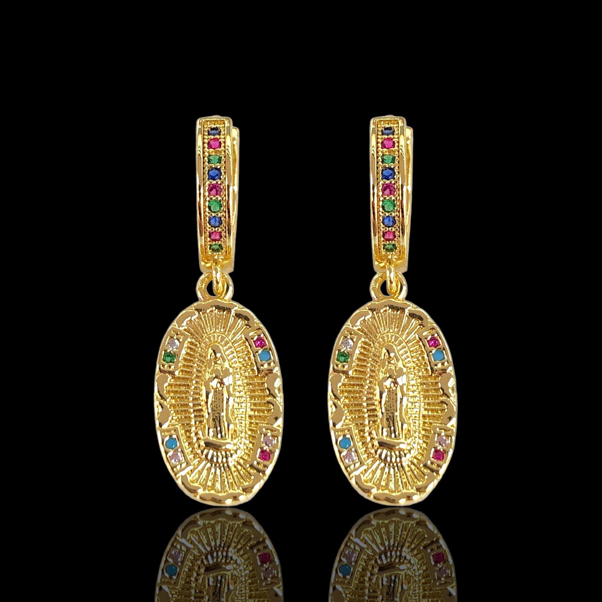 OLE 0466 -18K Gold Filled Oro Laminado EARRINGS - KUANIA