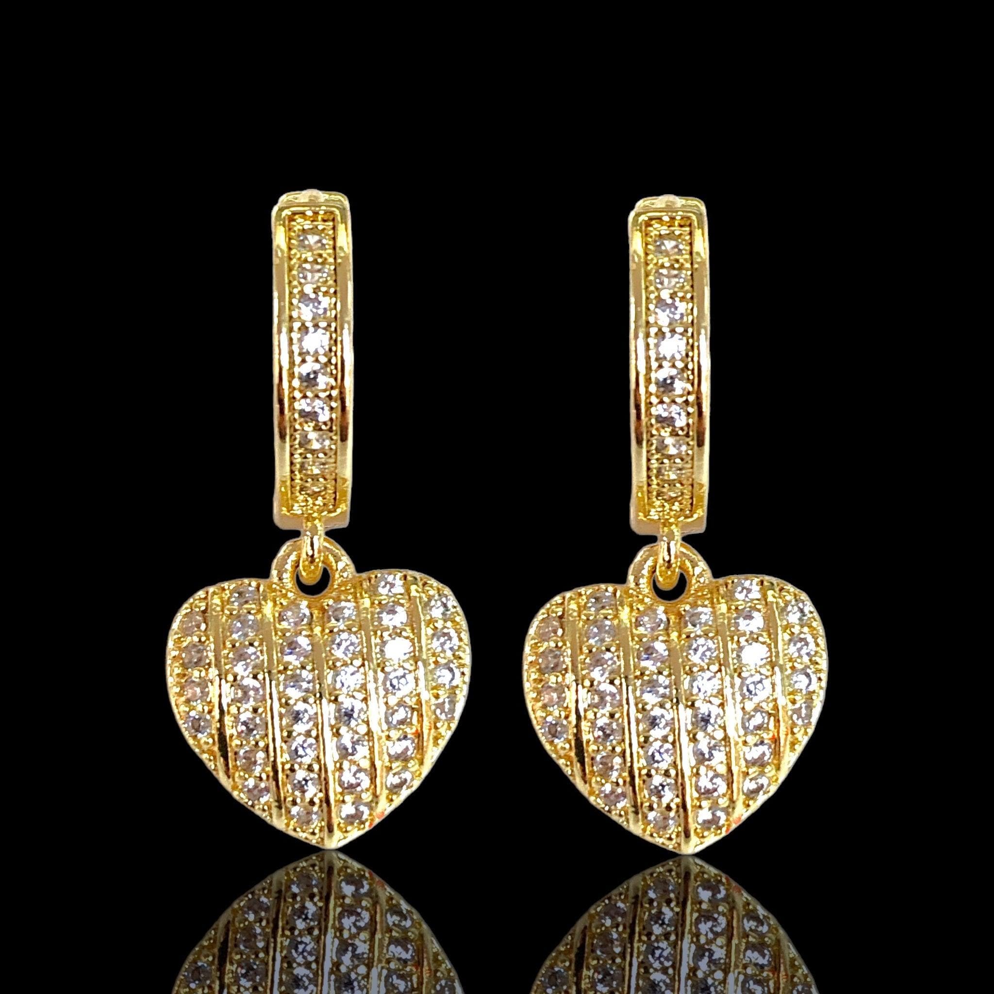 OLE 0467 -18K Gold Filled Oro Laminado EARRINGS - KUANIA